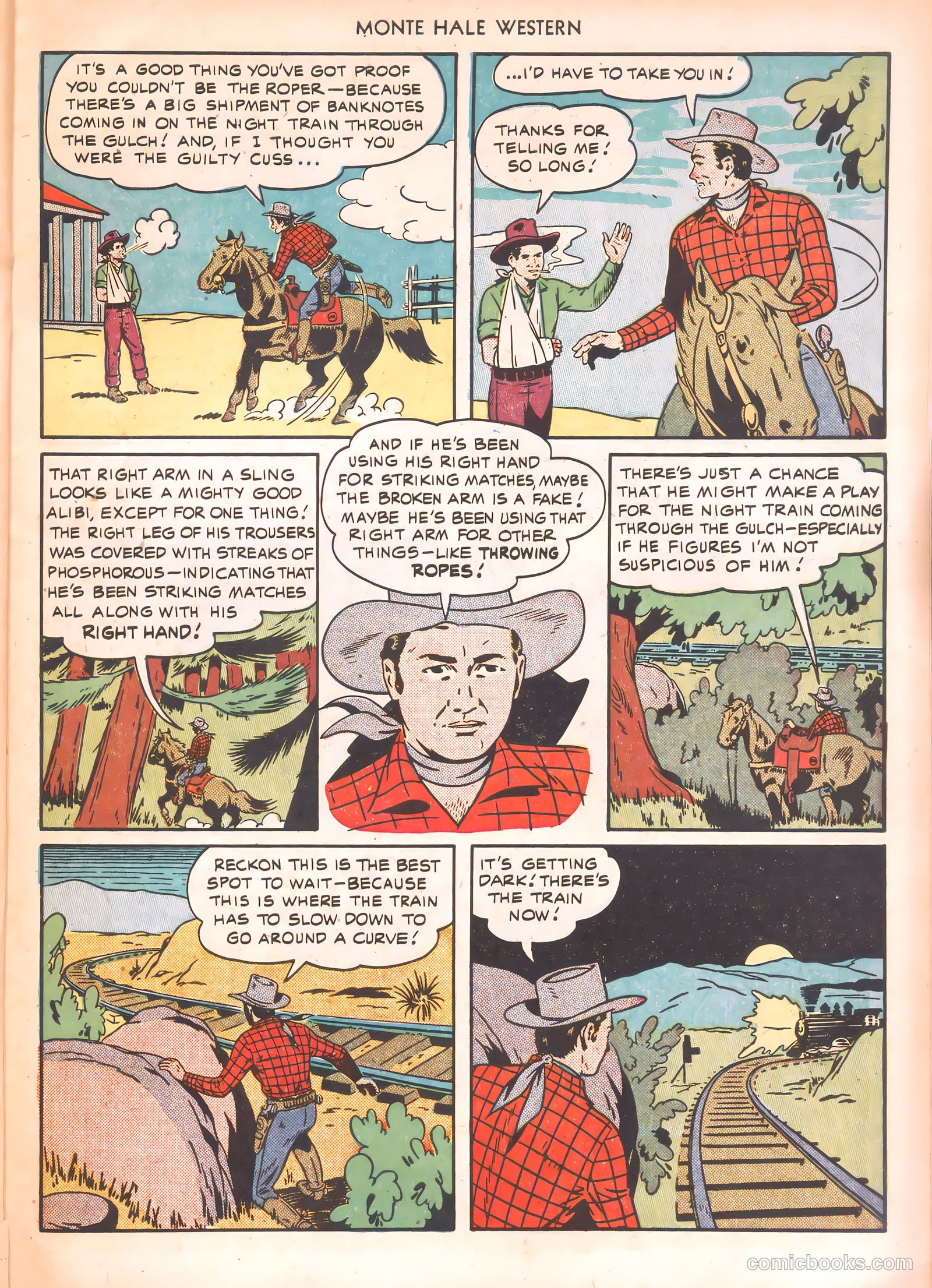 Monte Hale Western #54 — page 31 of 52