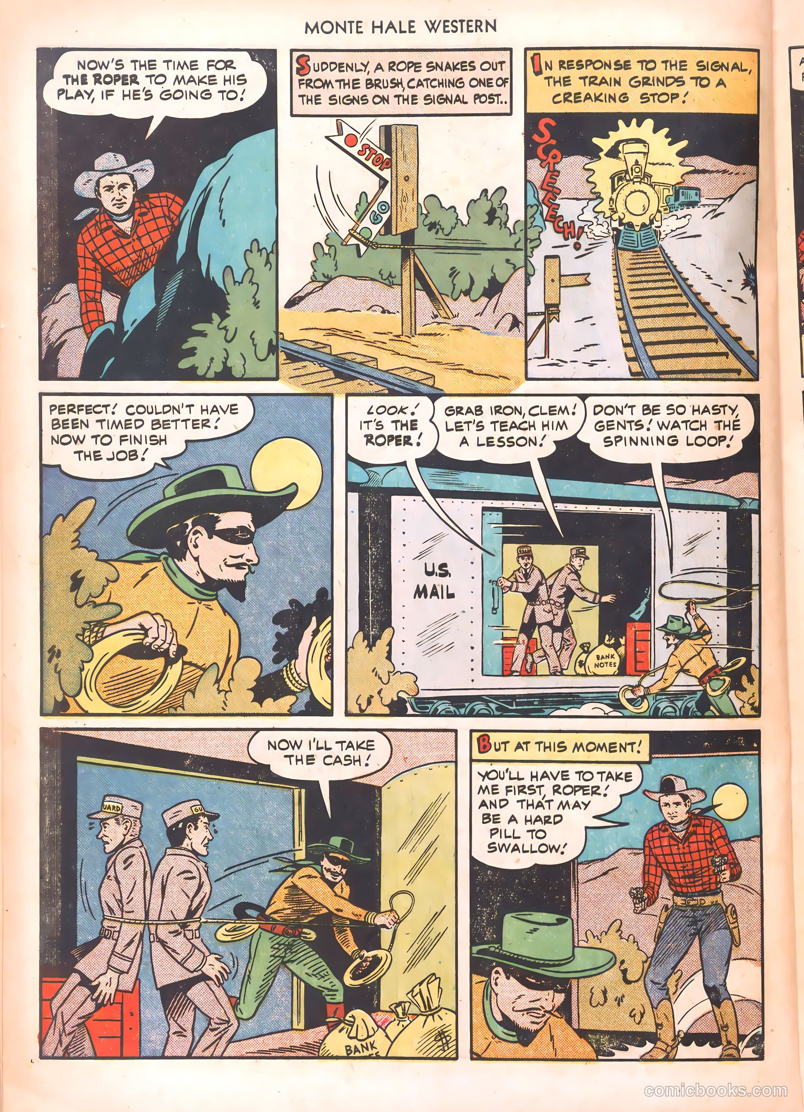 Monte Hale Western #54 — page 32 of 52