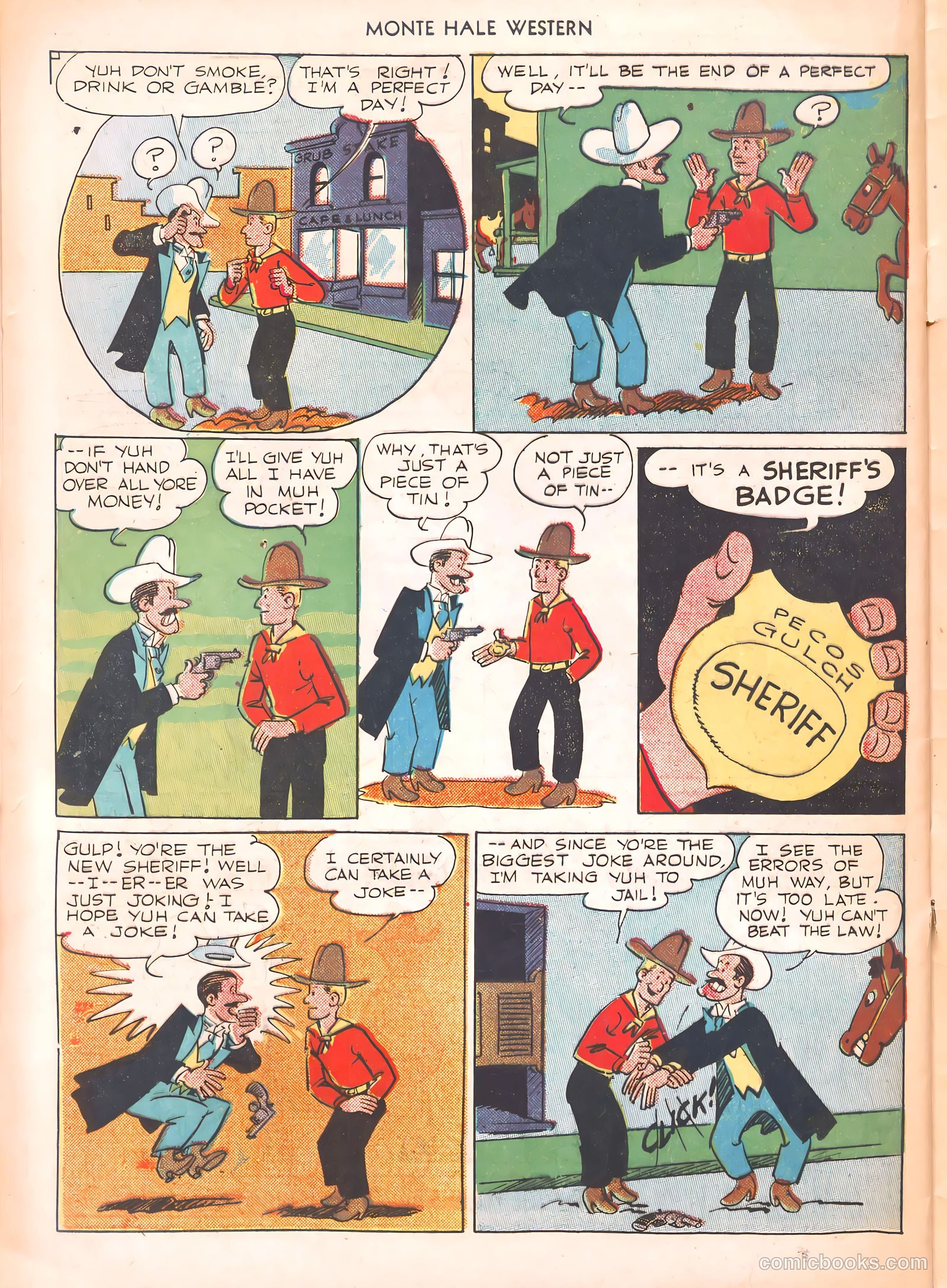 Monte Hale Western #54 — page 40 of 52