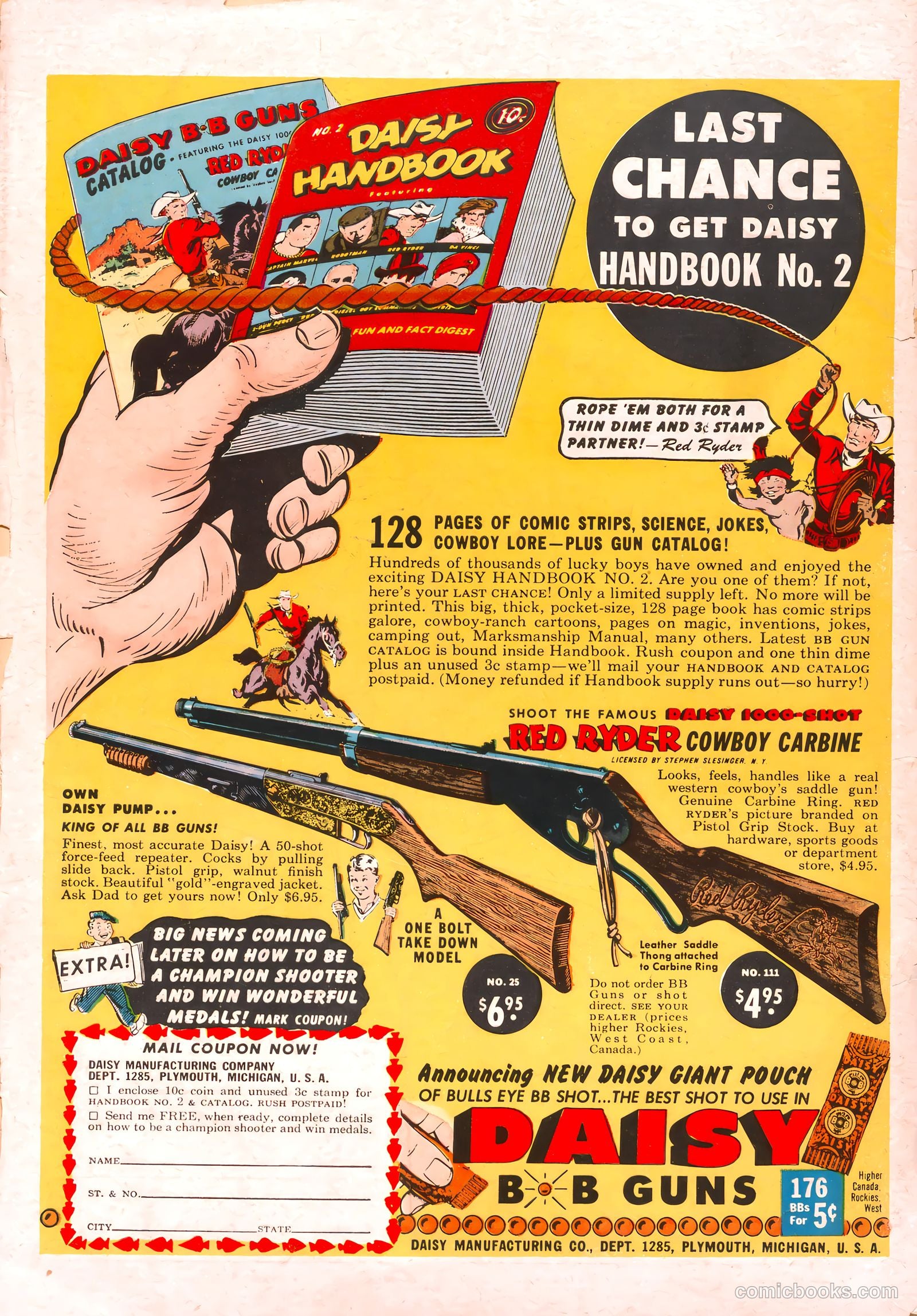 Monte Hale Western #54 — page 52 of 52