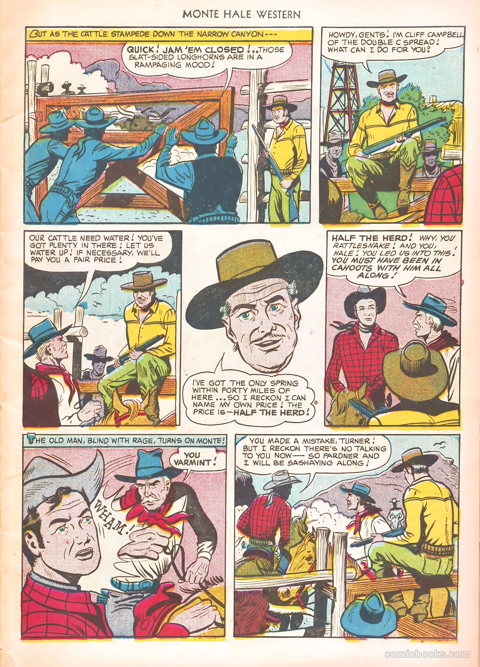 Monte Hale Western #55 — page 9 of 52