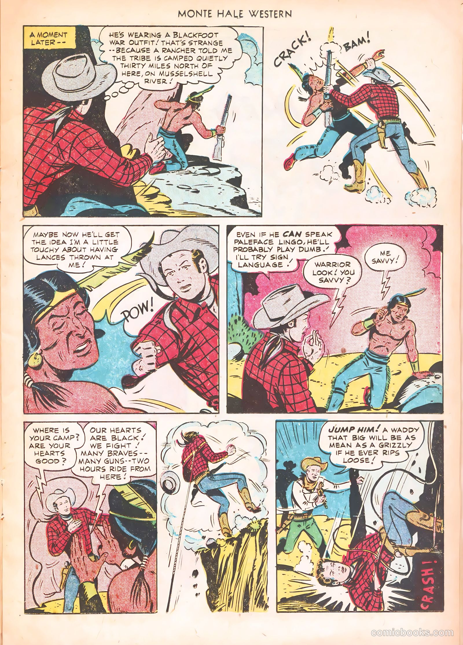 Monte Hale Western #55 — page 25 of 52