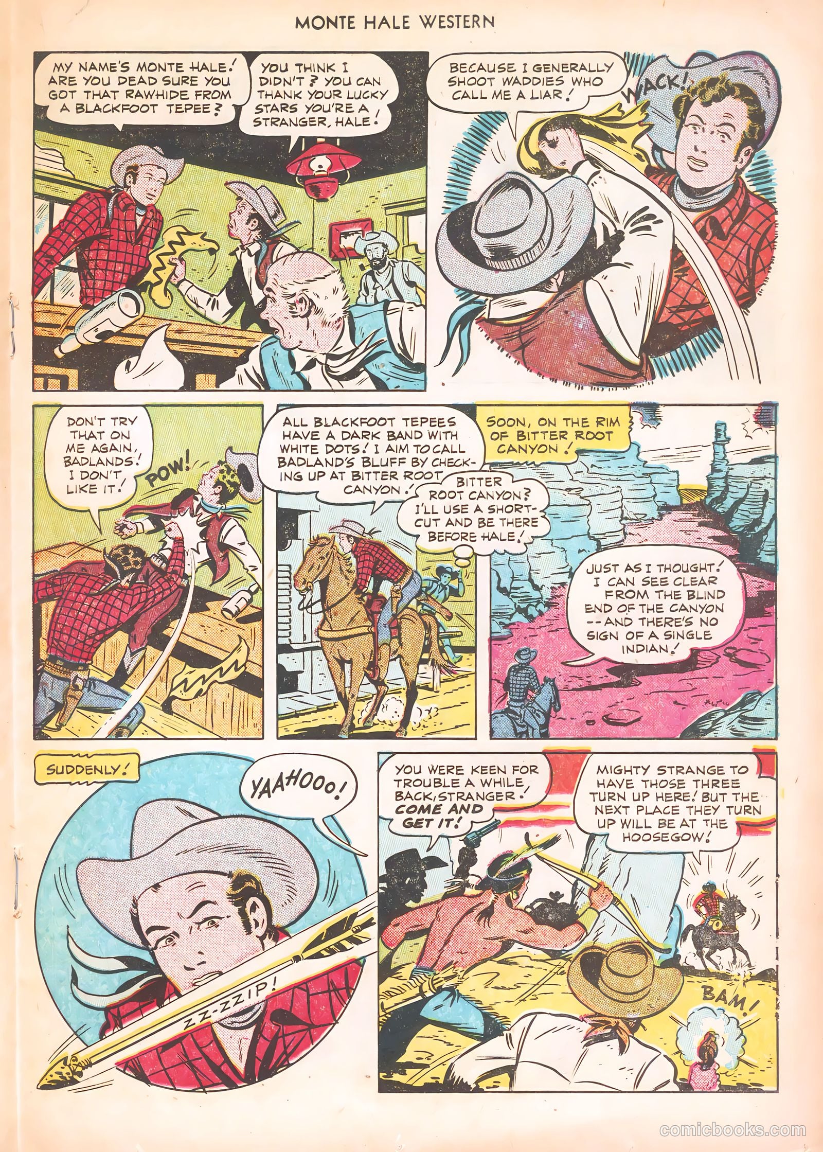 Monte Hale Western #55 — page 27 of 52