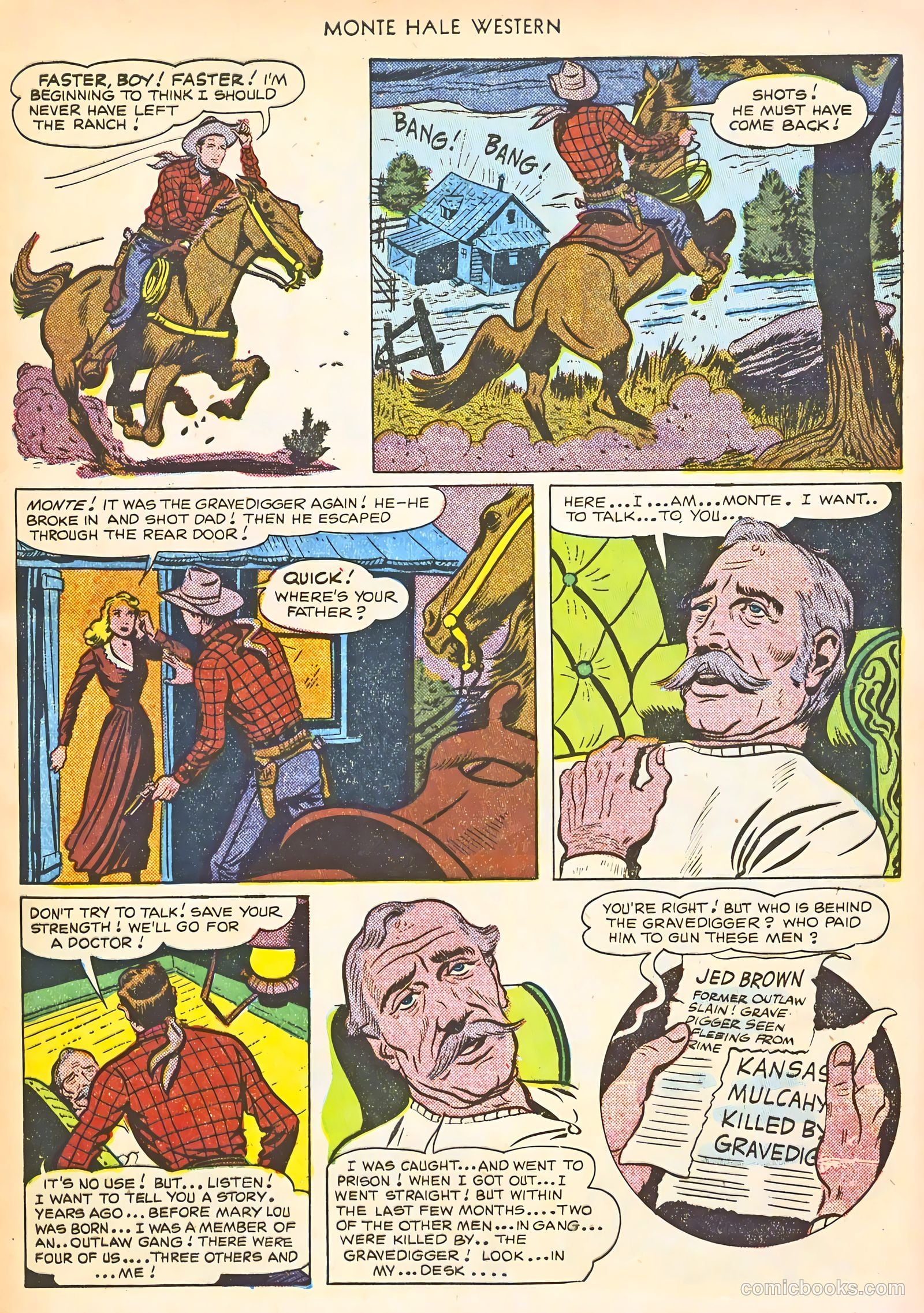 Monte Hale Western #56 — page 9 of 52