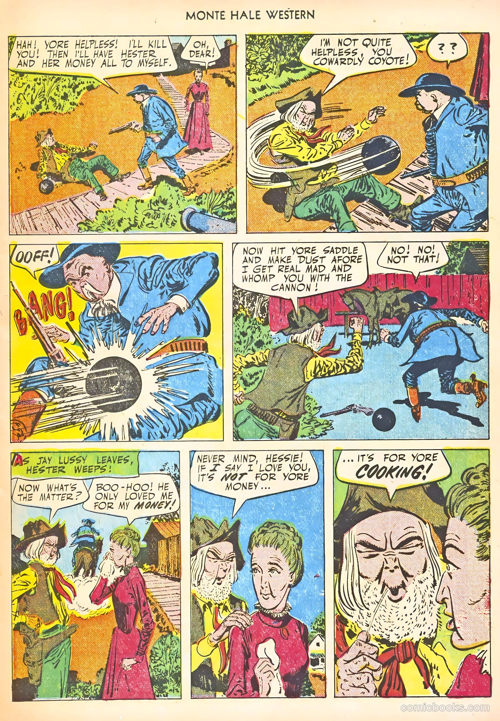 Monte Hale Western #56 — page 17 of 52
