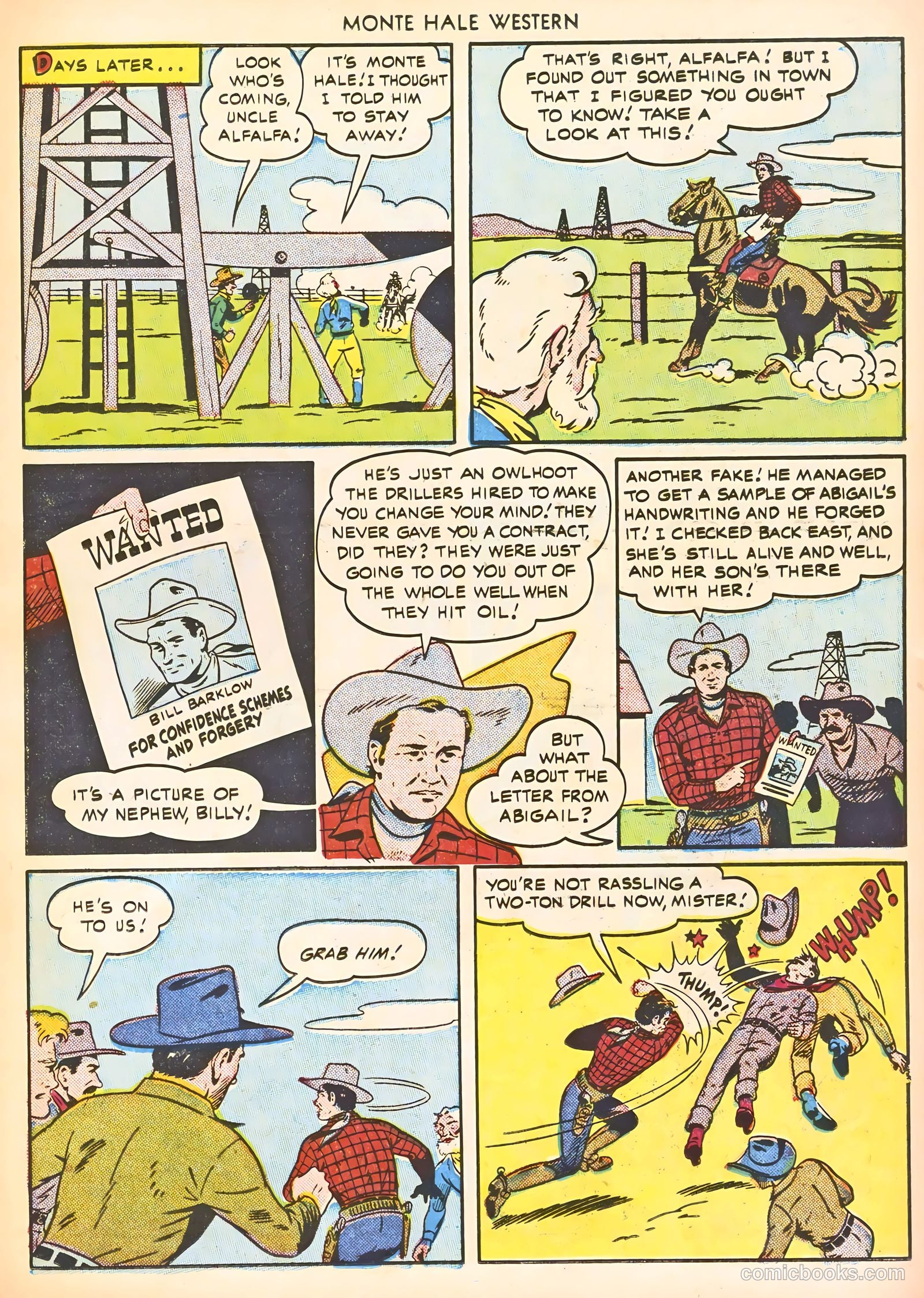 Monte Hale Western #56 — page 23 of 52