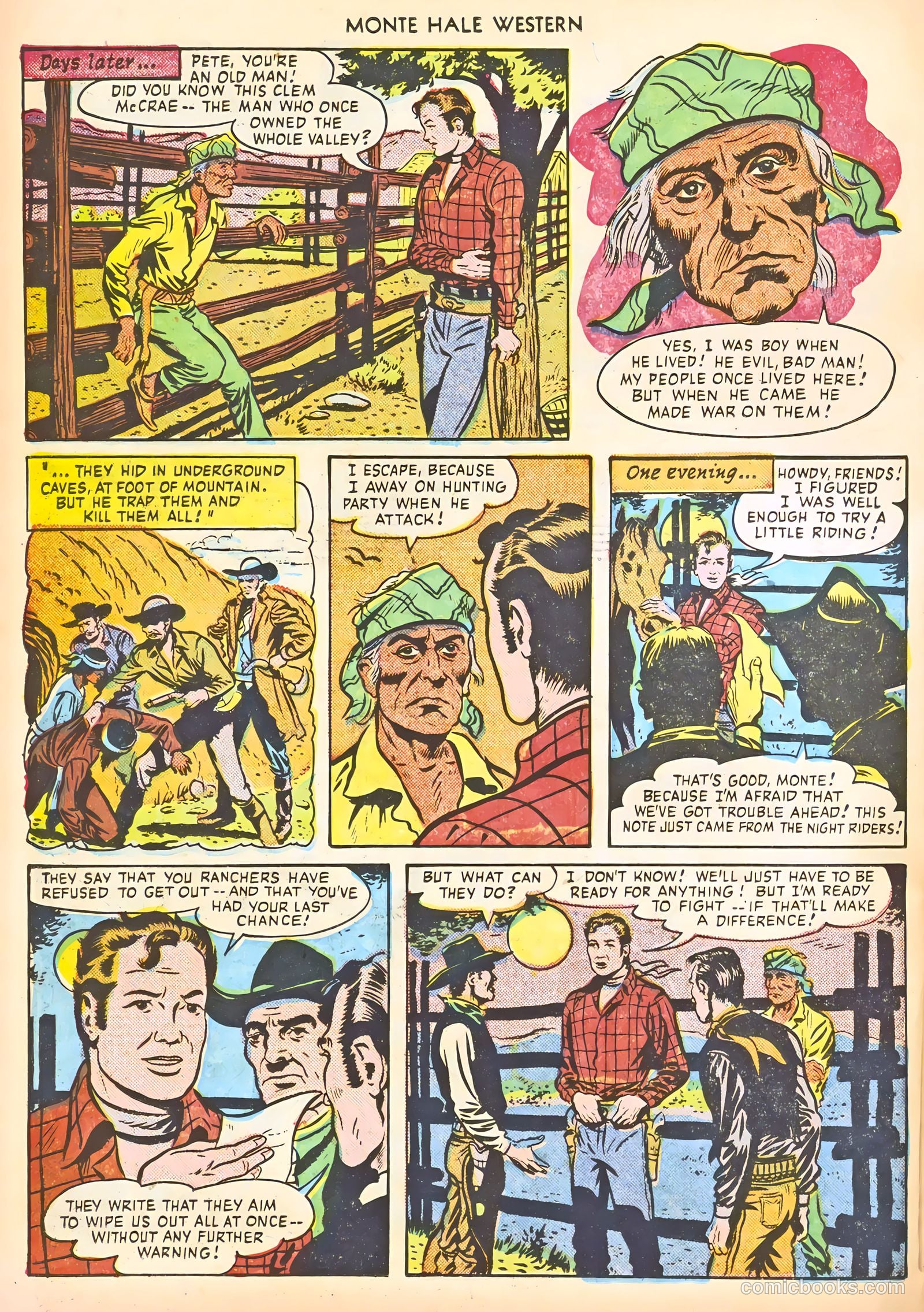 Monte Hale Western #56 — page 30 of 52
