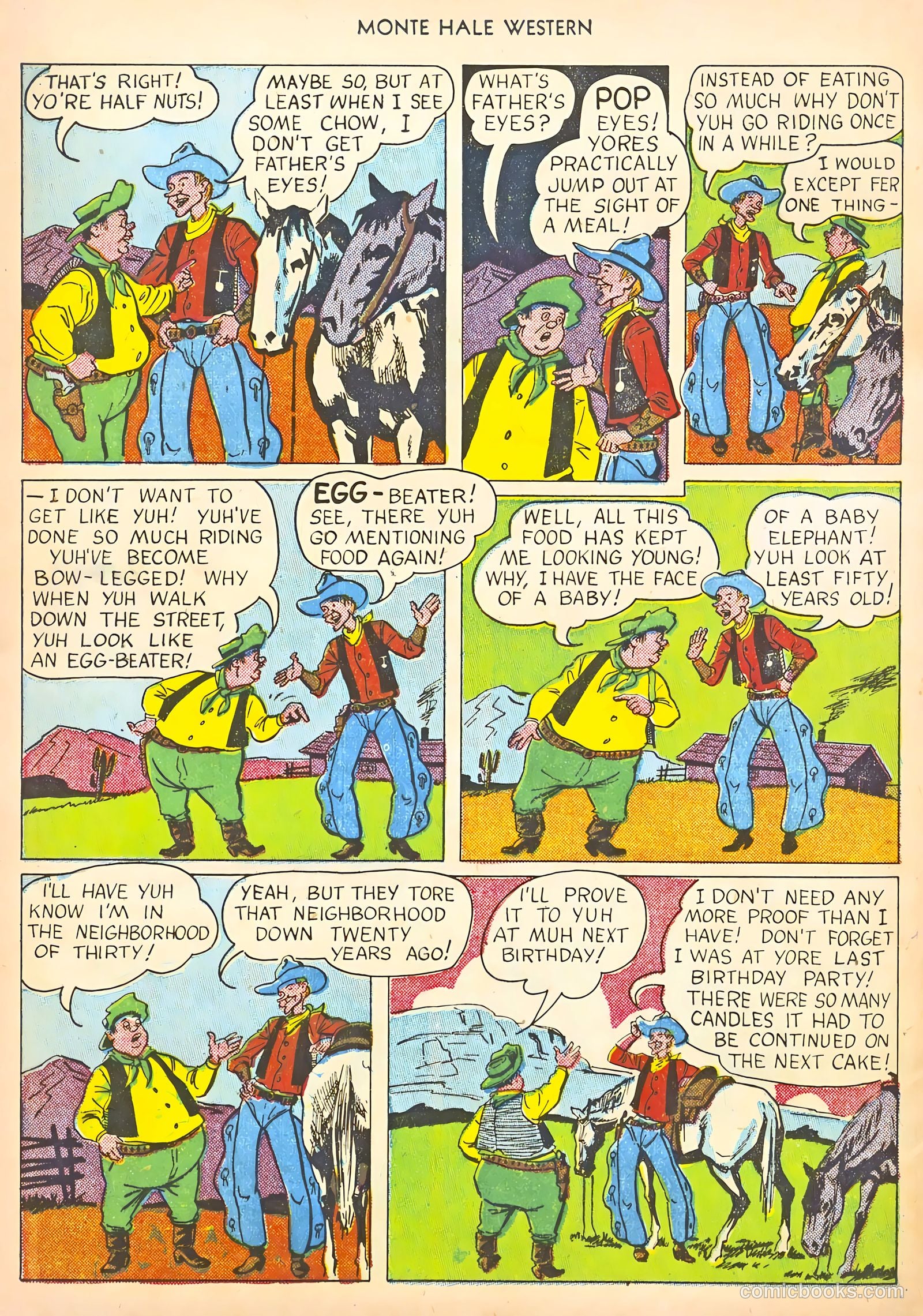 Monte Hale Western #56 — page 40 of 52