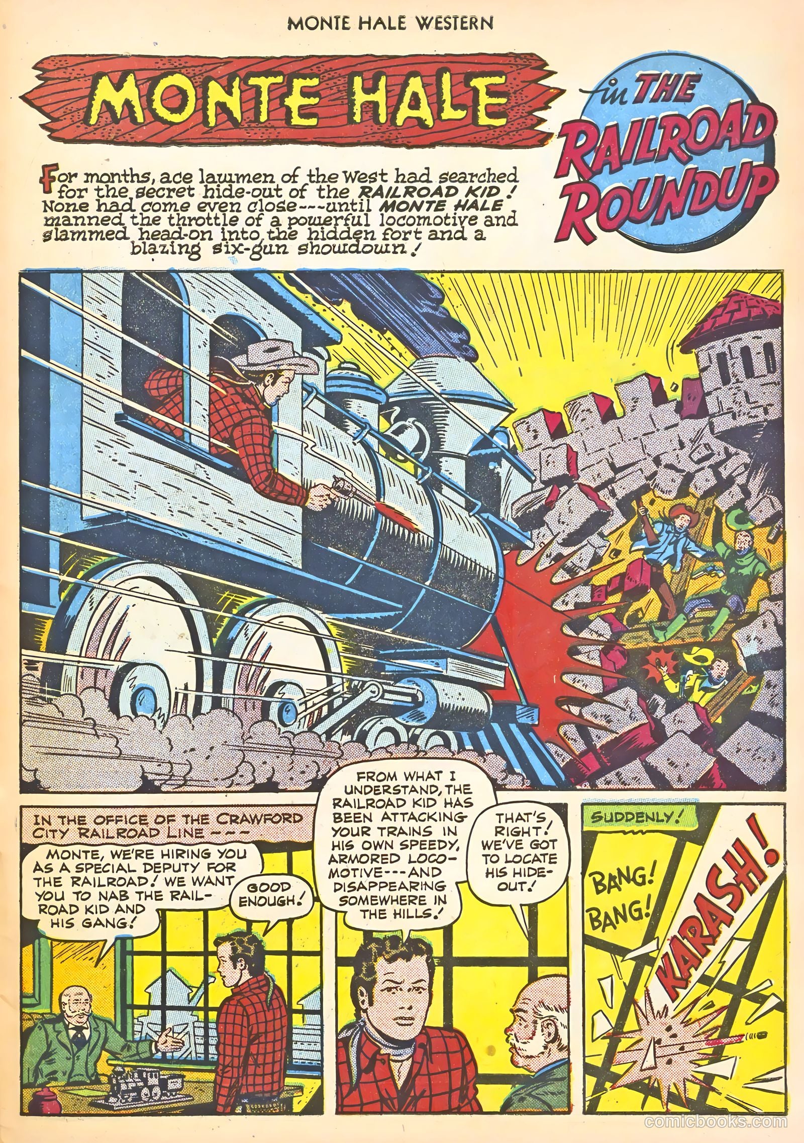 Monte Hale Western #56 — page 43 of 52