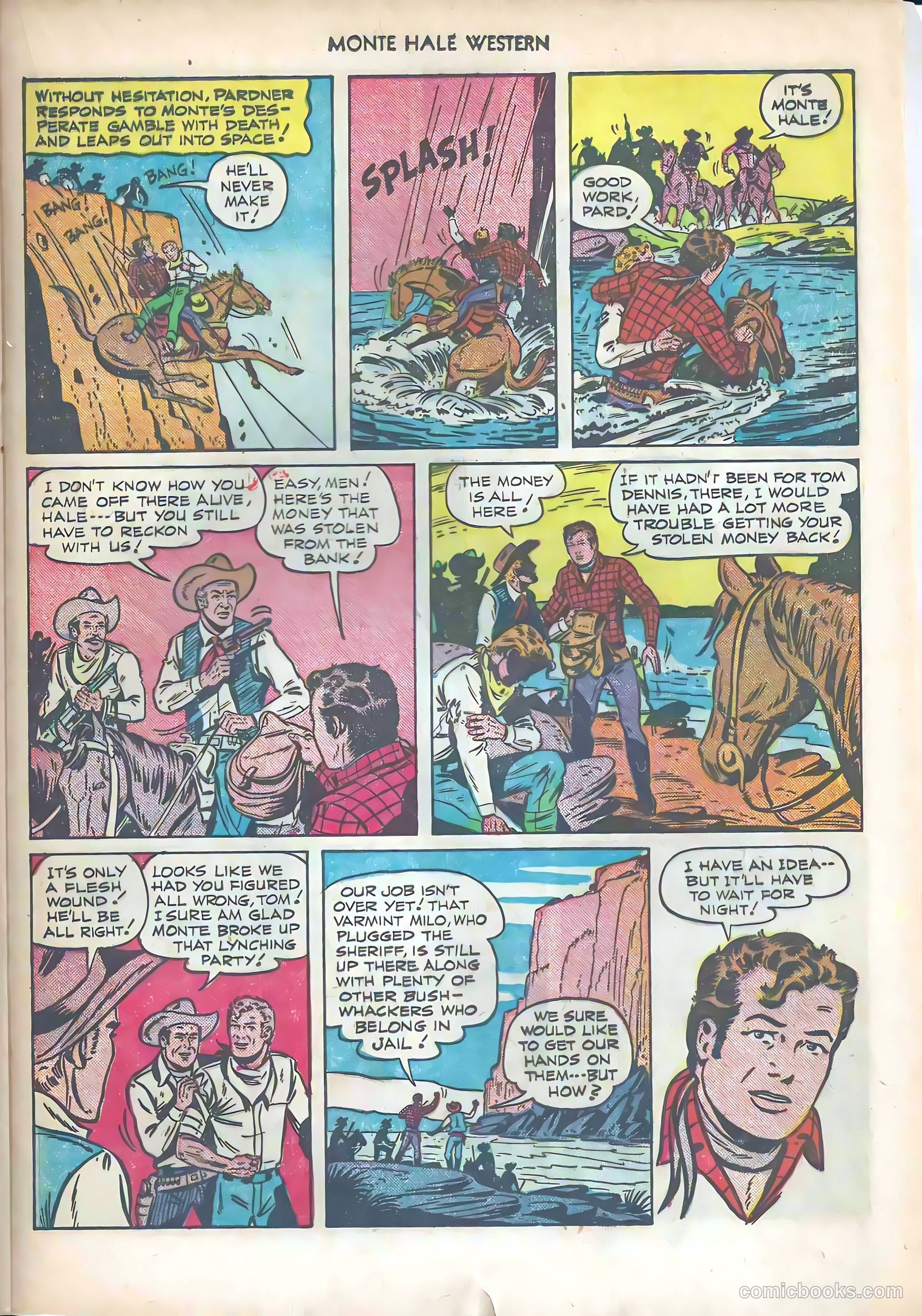 Monte Hale Western #57 — page 21 of 36