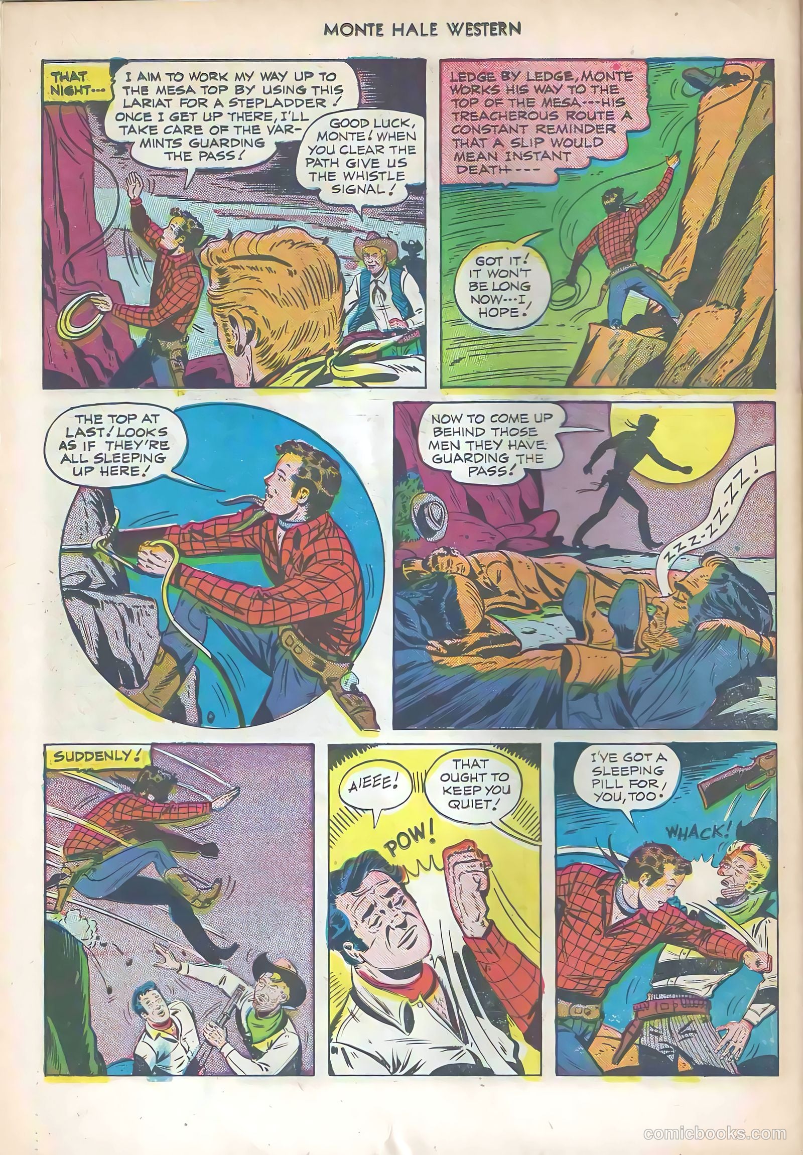 Monte Hale Western #57 — page 22 of 36