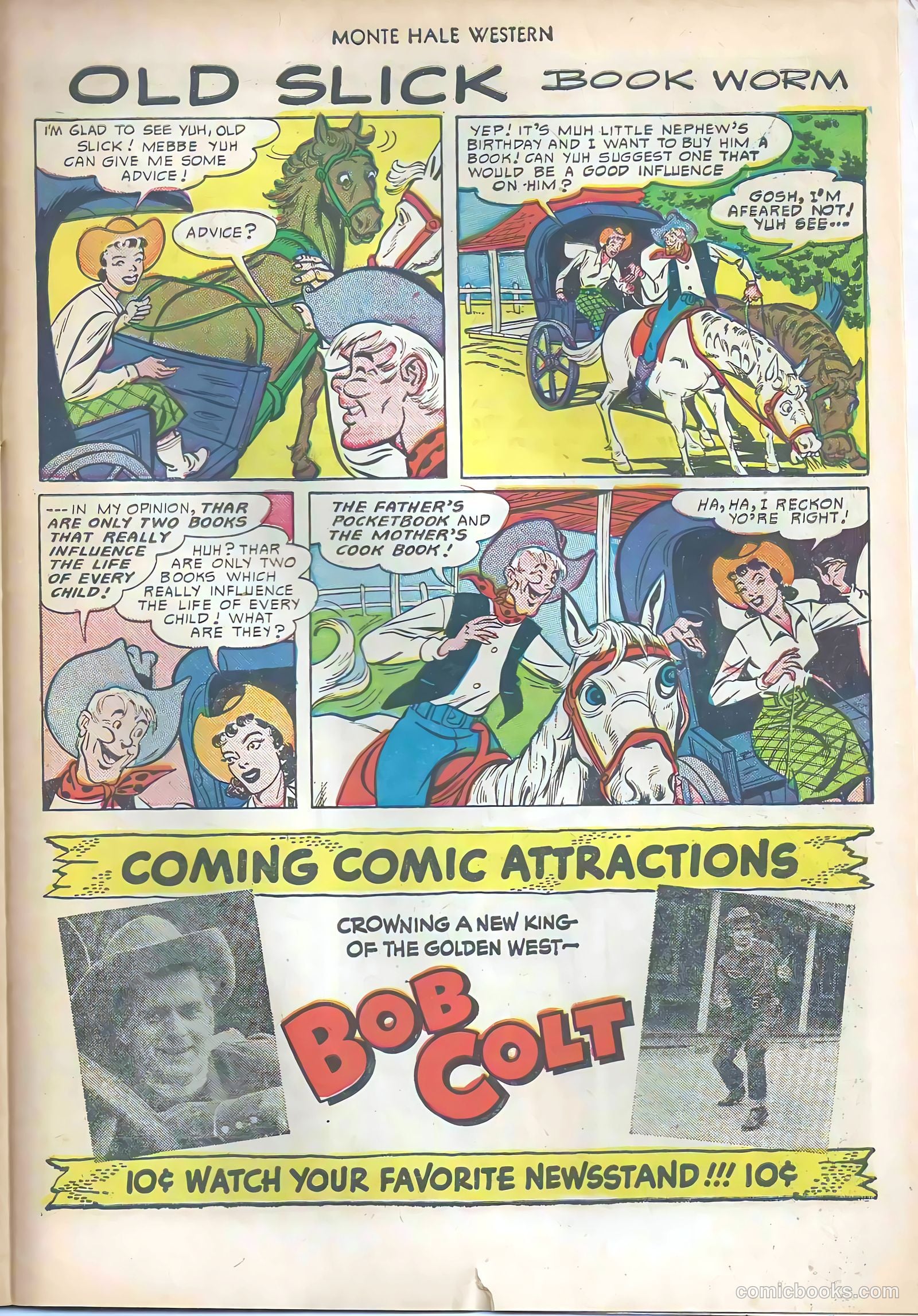 Monte Hale Western #57 — page 27 of 36