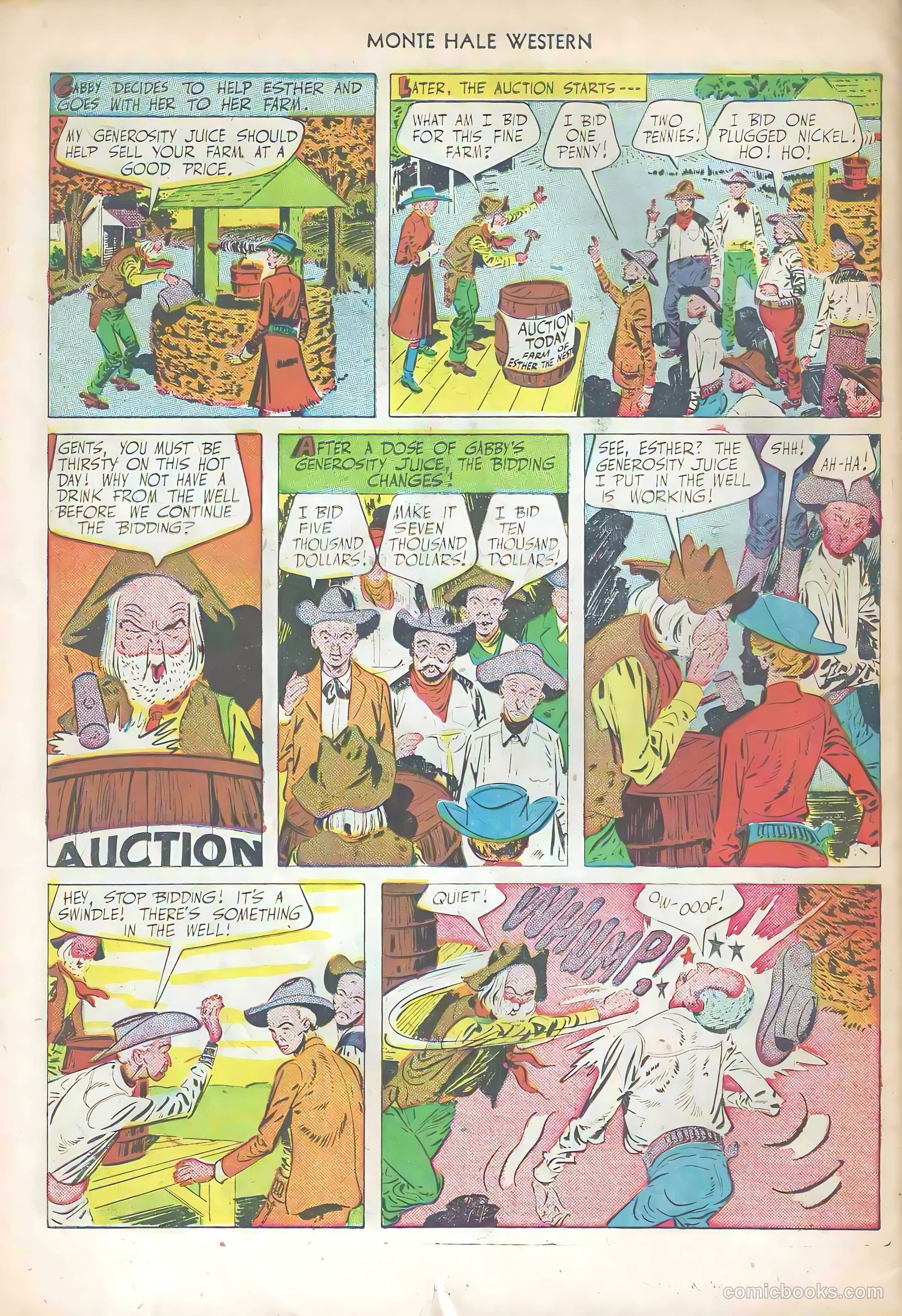 Monte Hale Western #57 — page 30 of 36