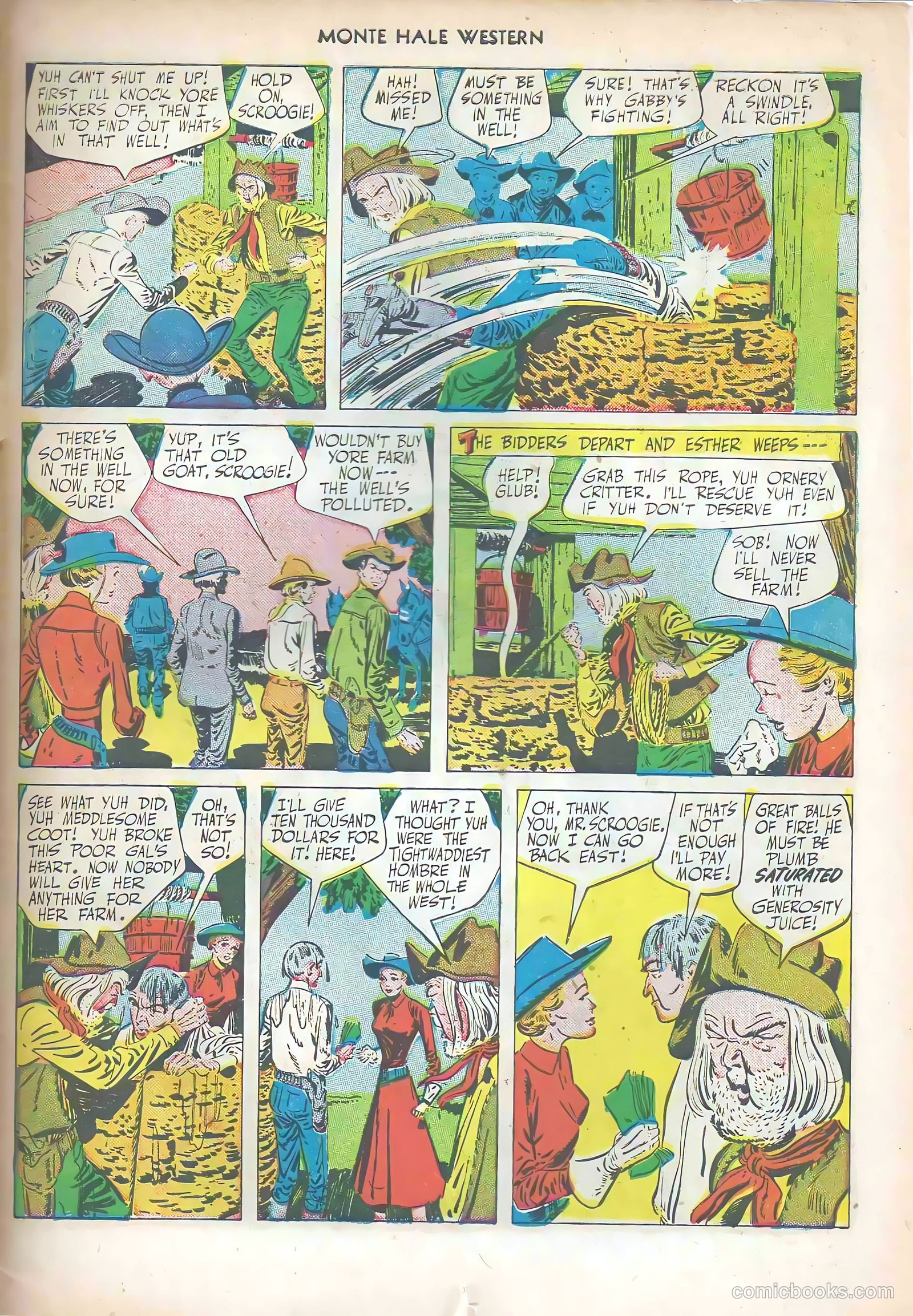Monte Hale Western #57 — page 31 of 36