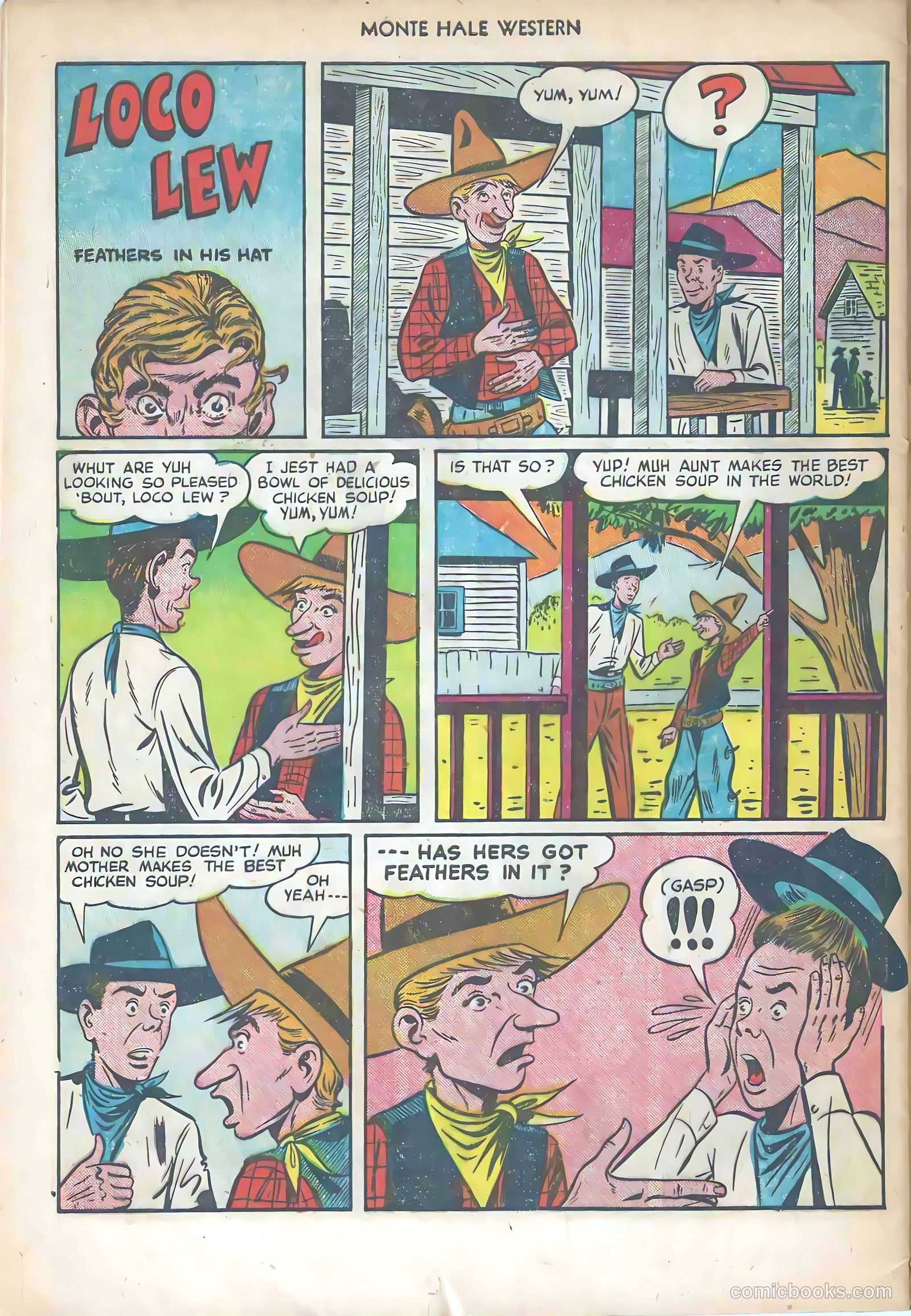 Monte Hale Western #57 — page 32 of 36