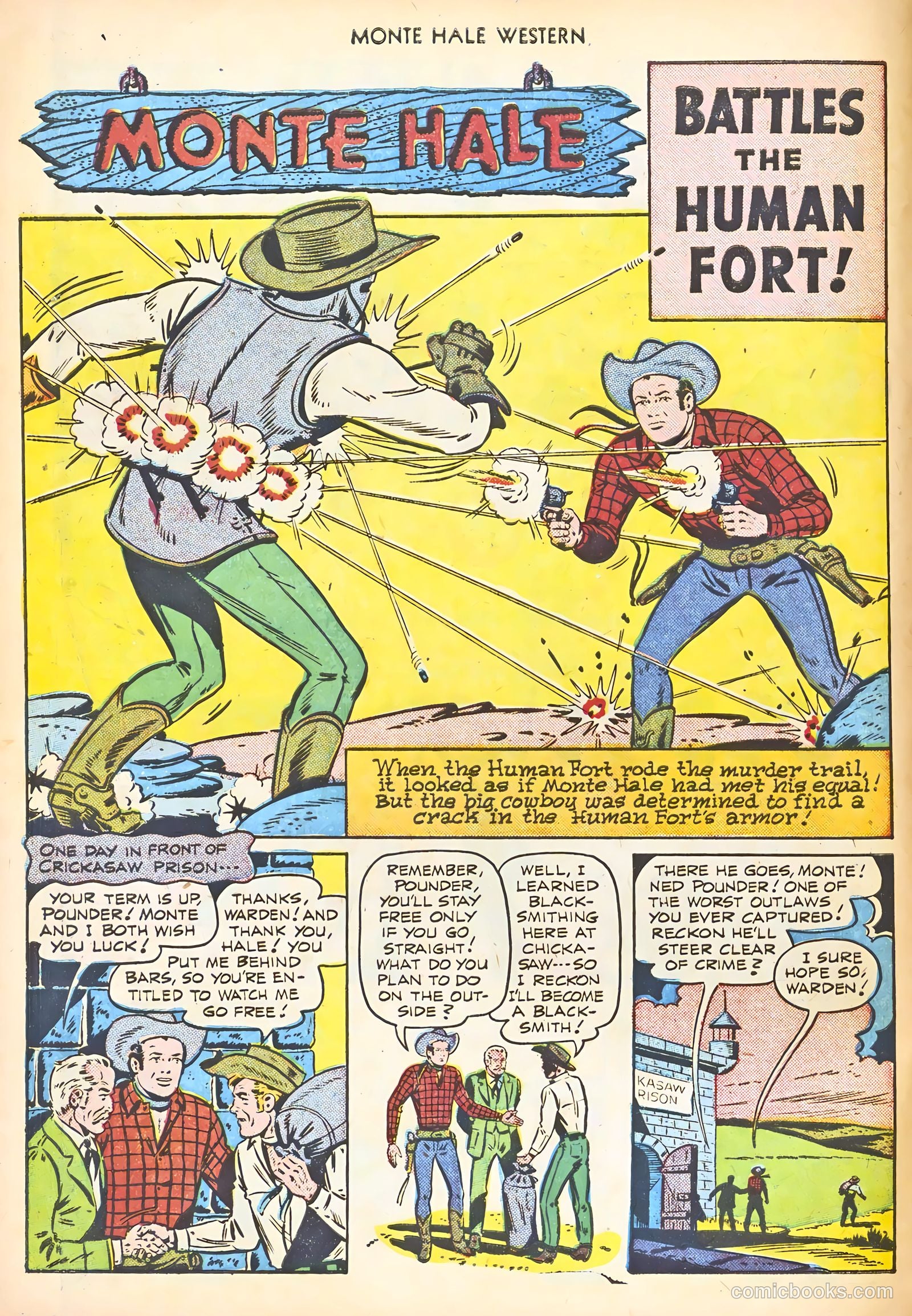 Monte Hale Western #58 — page 22 of 52