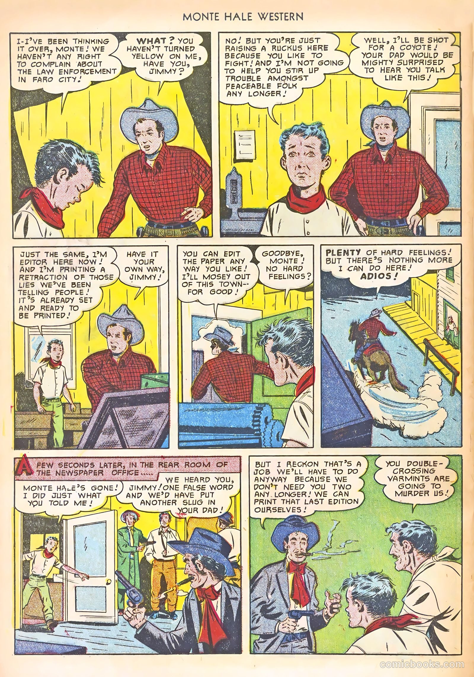 Monte Hale Western #58 — page 36 of 52
