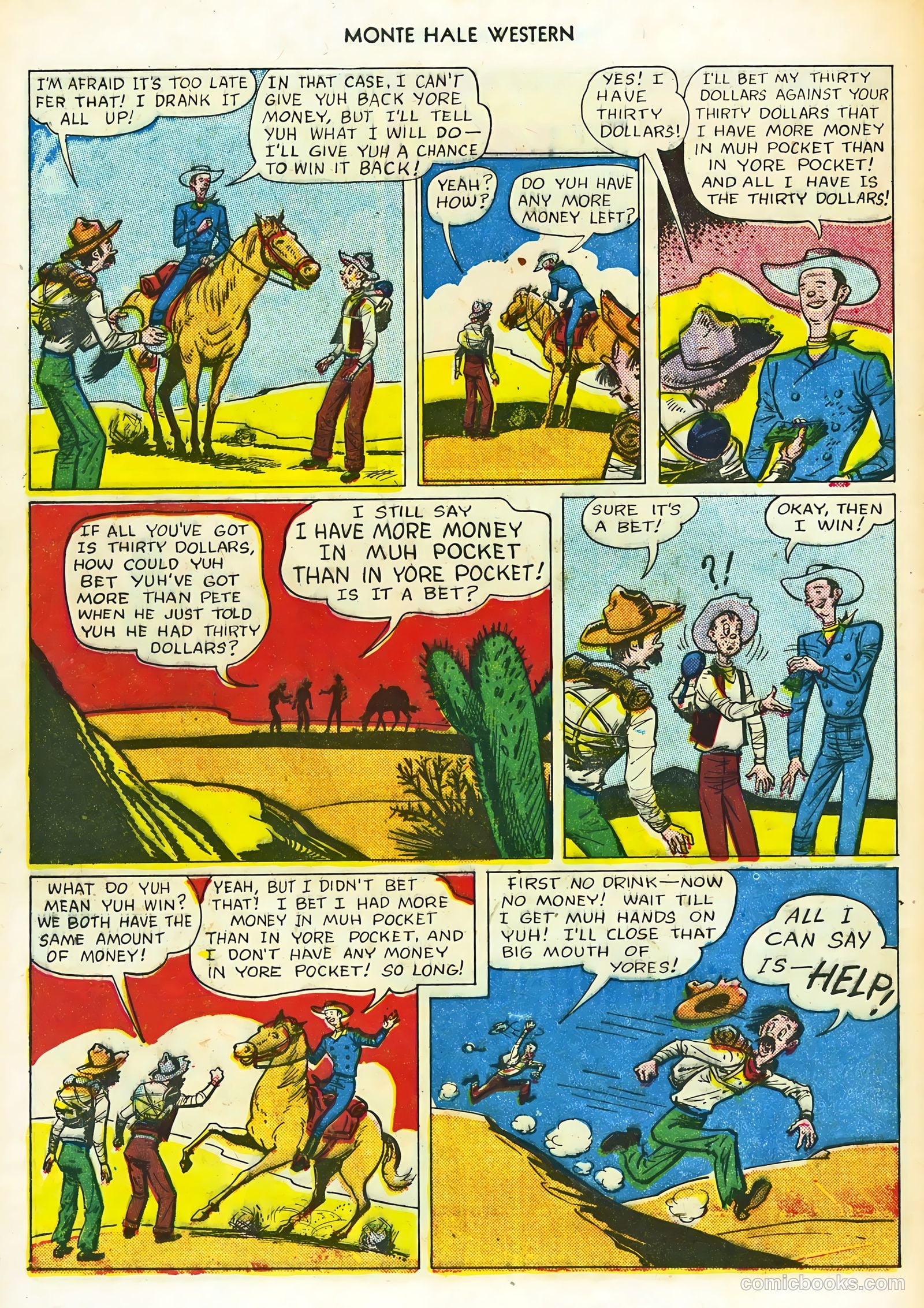Monte Hale Western #60 — page 28 of 36