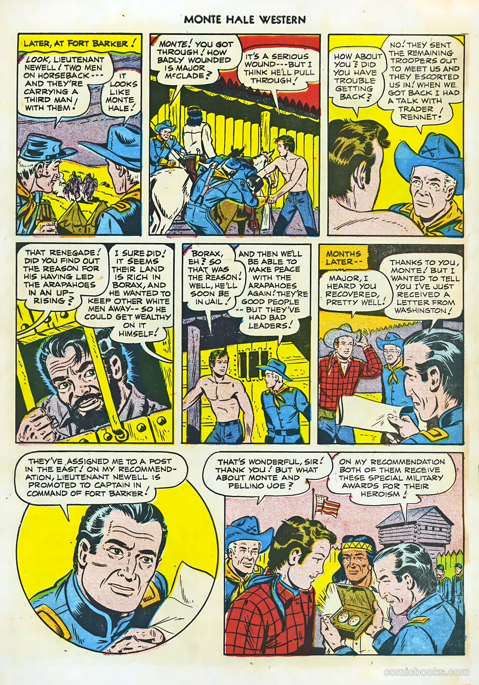 Monte Hale Western #60 — page 34 of 36