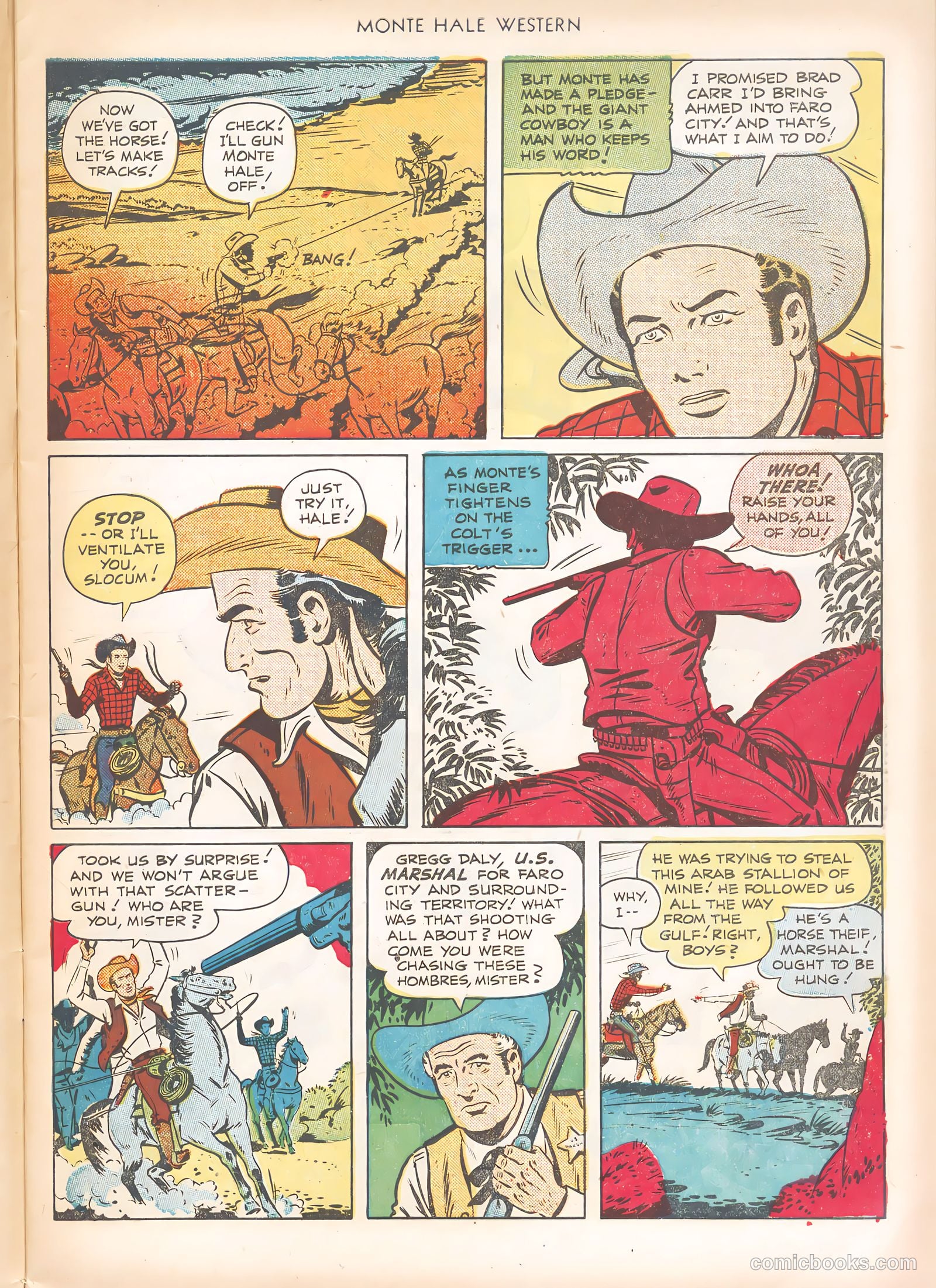 Monte Hale Western #63 — page 7 of 36
