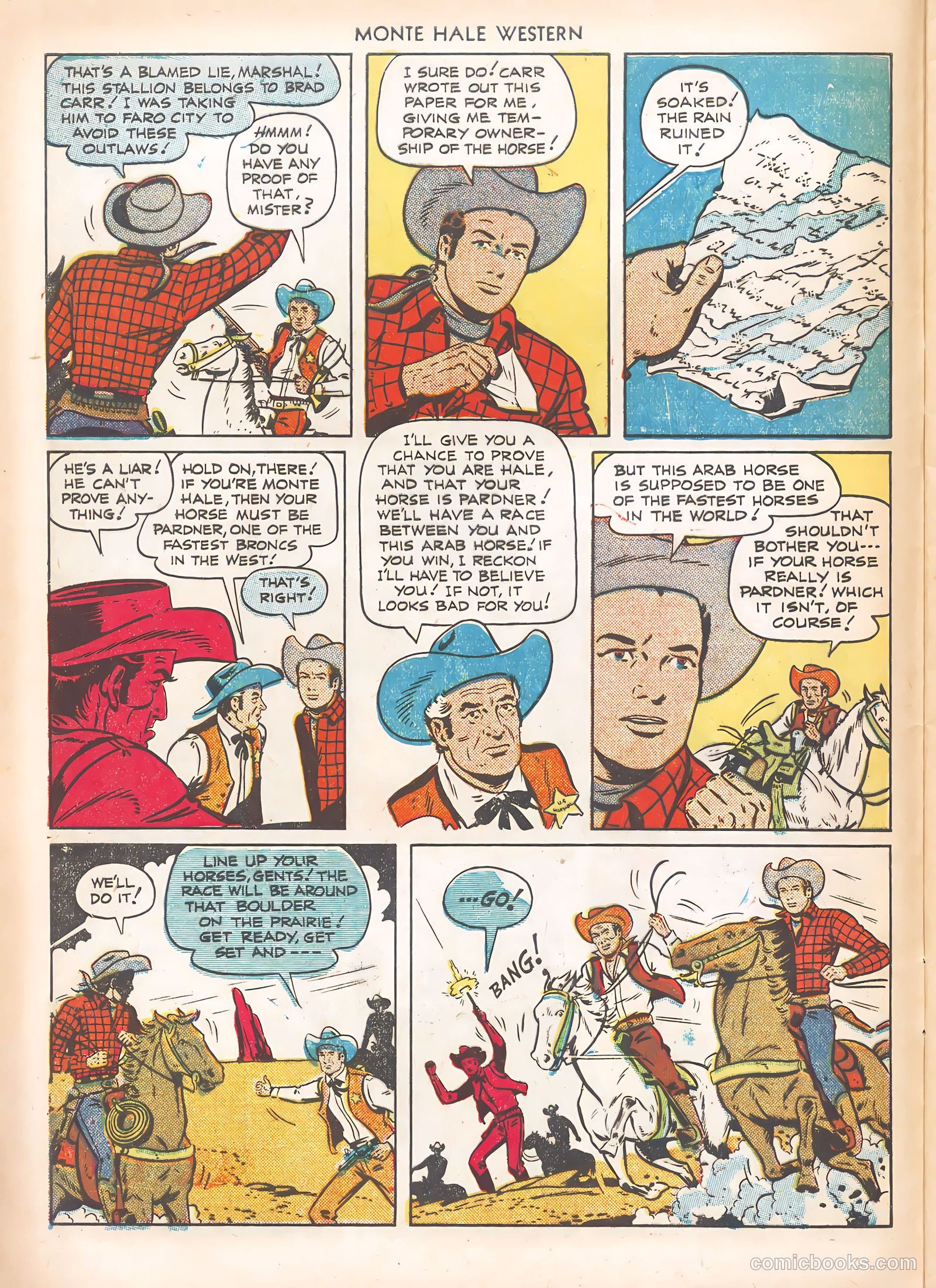 Monte Hale Western #63 — page 8 of 36