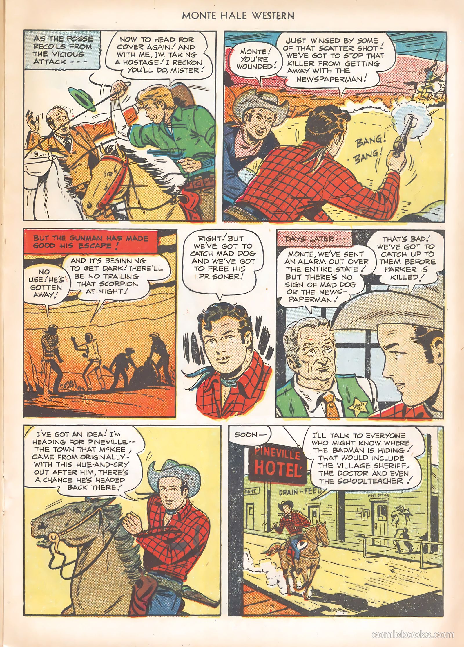 Monte Hale Western #63 — page 17 of 36