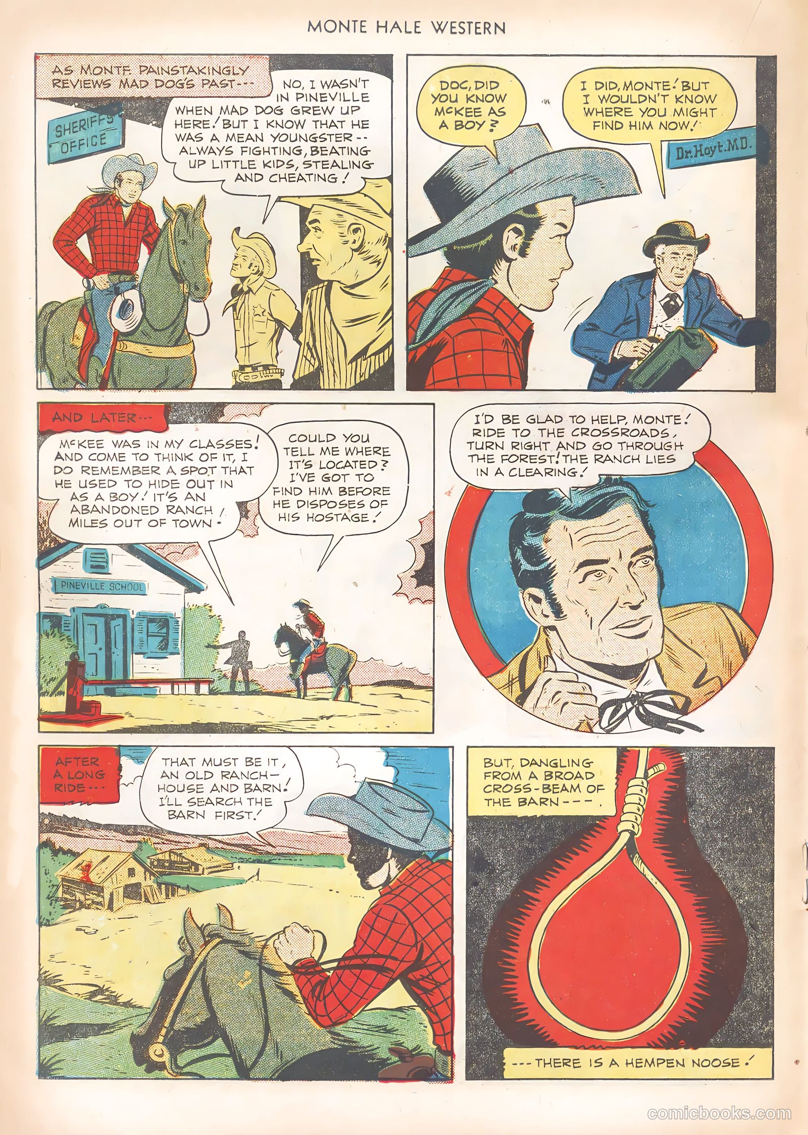 Monte Hale Western #63 — page 18 of 36