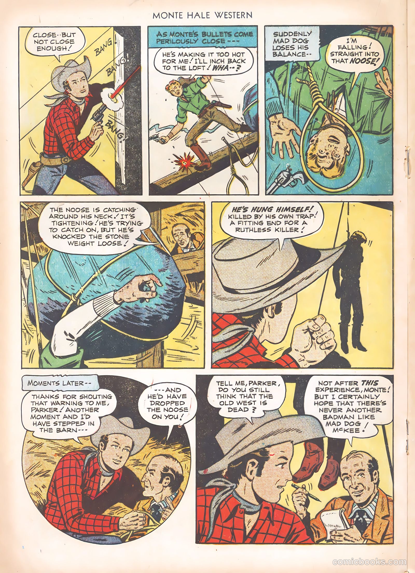 Monte Hale Western #63 — page 20 of 36