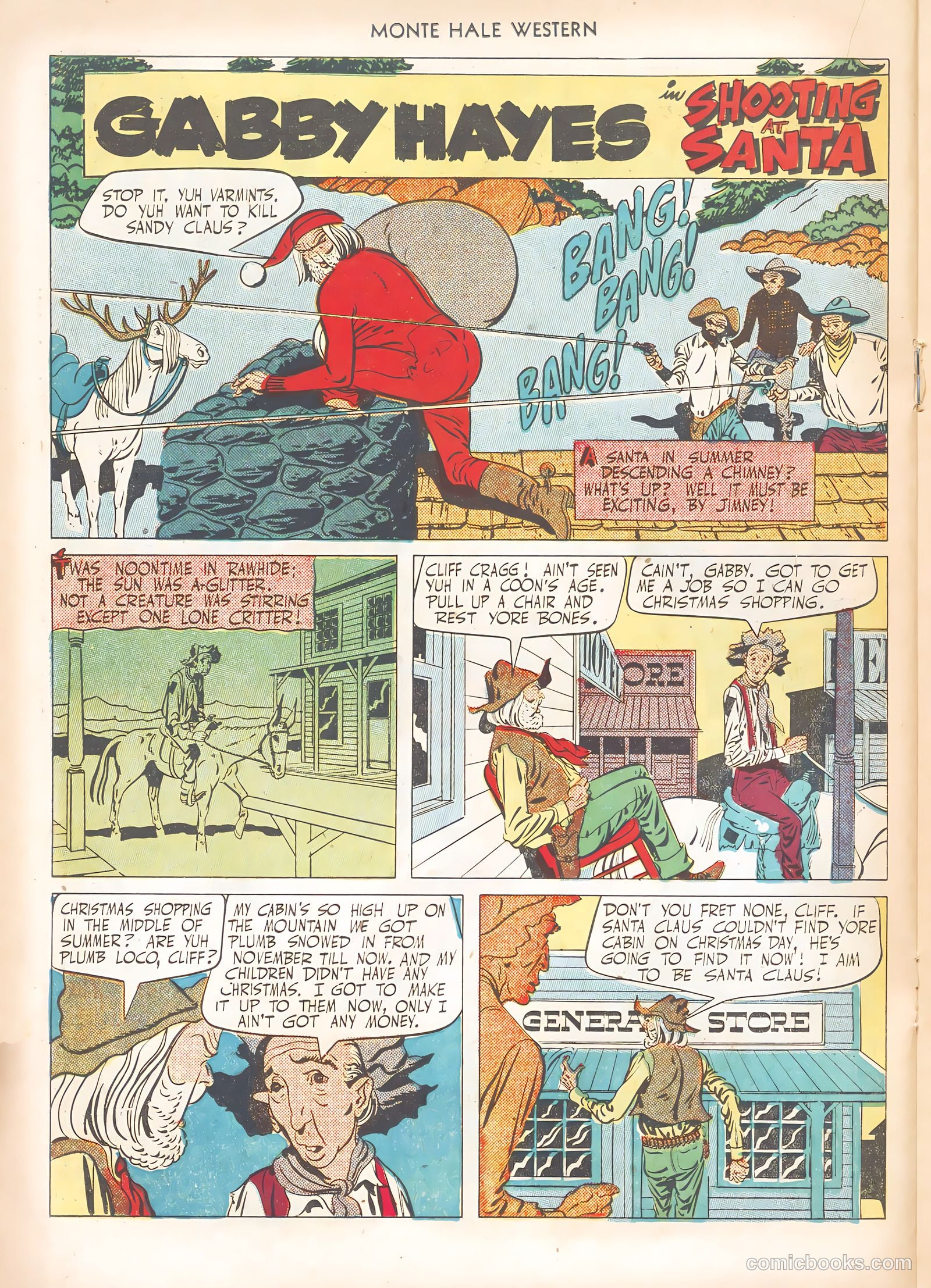 Monte Hale Western #63 — page 22 of 36
