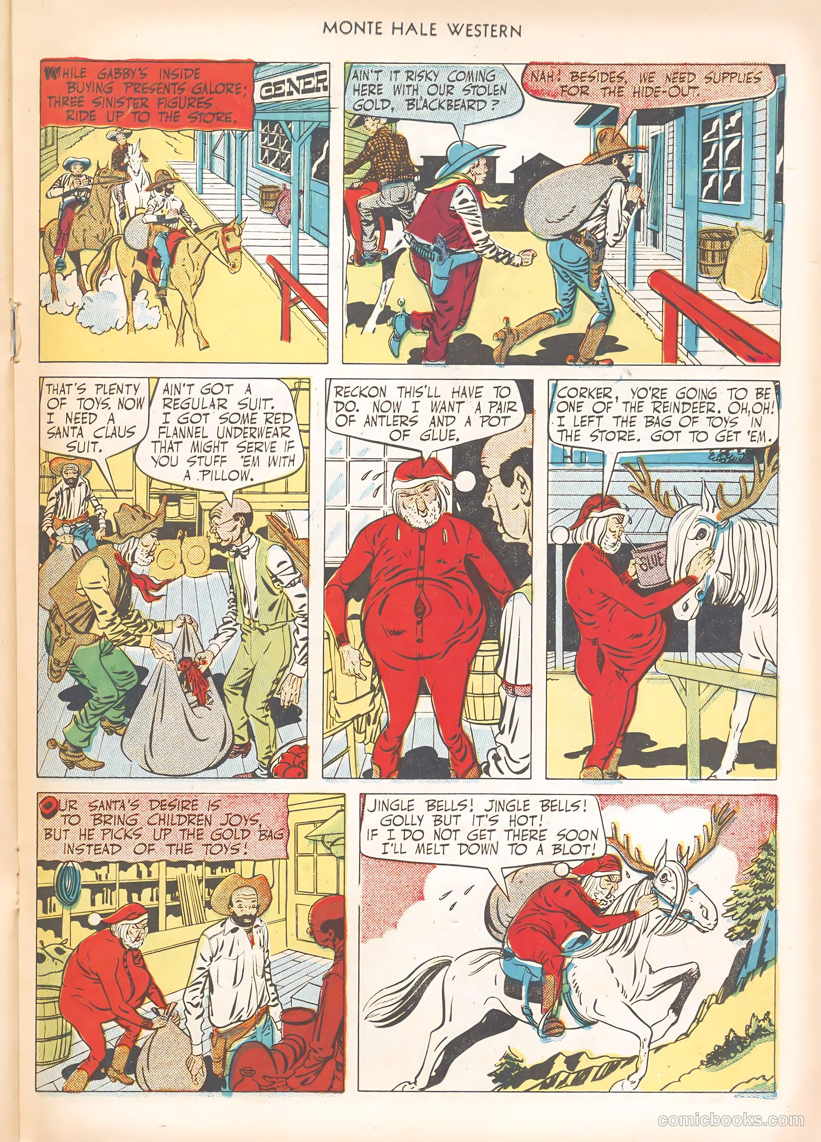 Monte Hale Western #63 — page 23 of 36