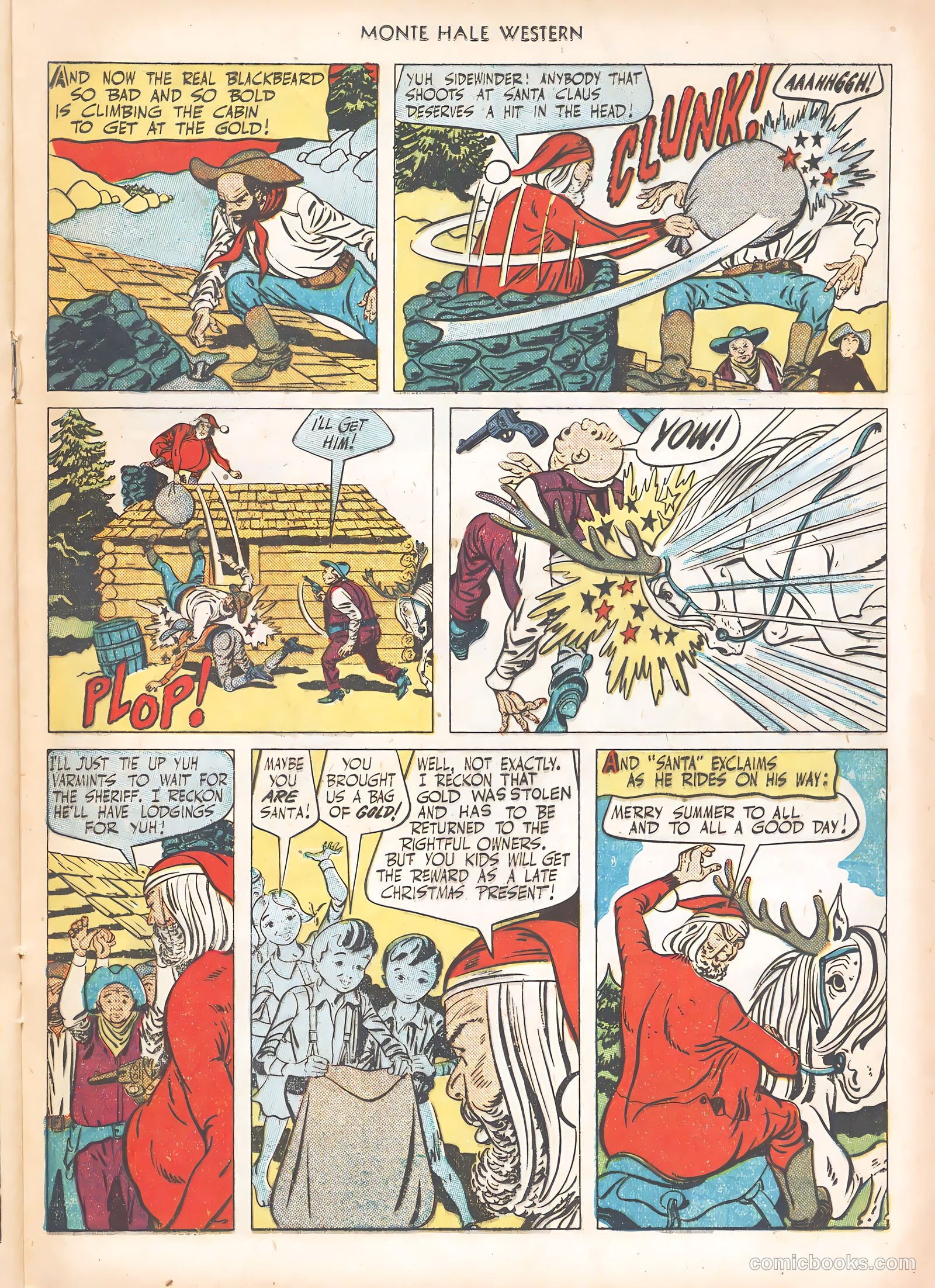 Monte Hale Western #63 — page 25 of 36