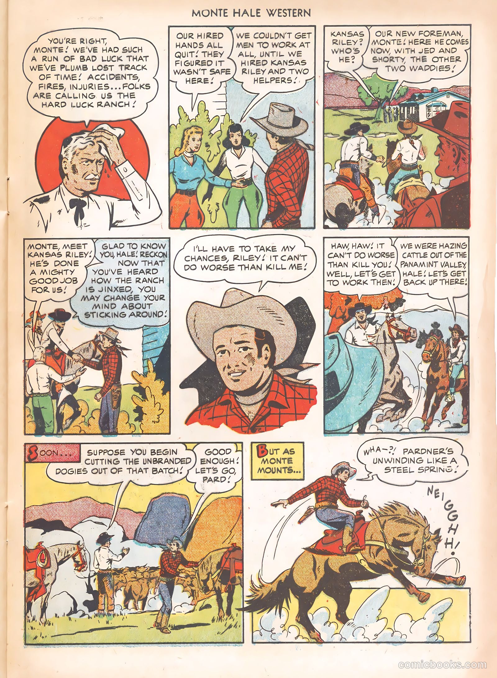 Monte Hale Western #63 — page 29 of 36