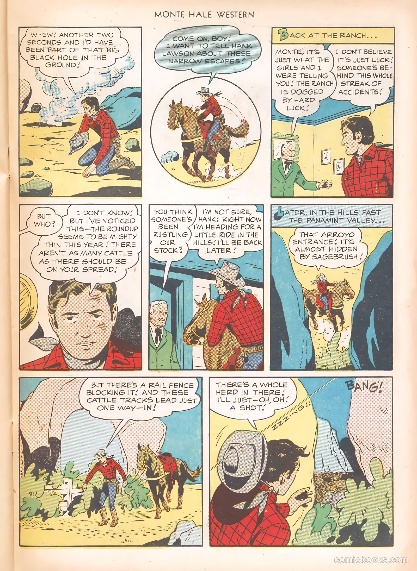 Monte Hale Western #63 — page 31 of 36