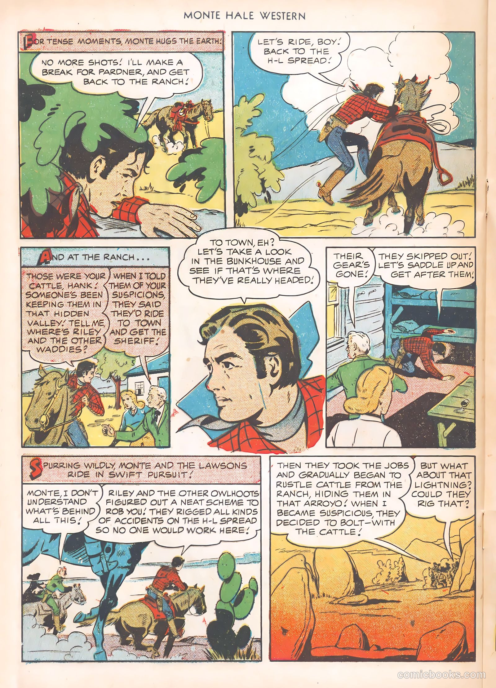 Monte Hale Western #63 — page 32 of 36