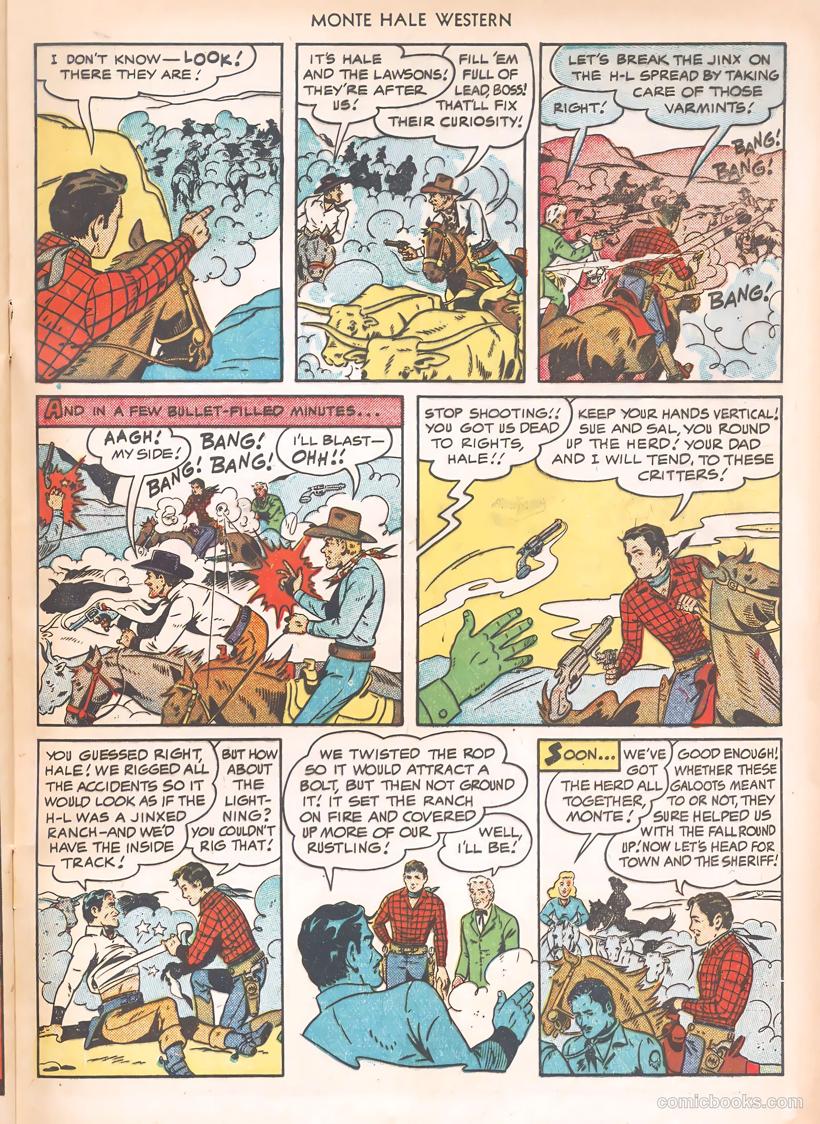 Monte Hale Western #63 — page 33 of 36