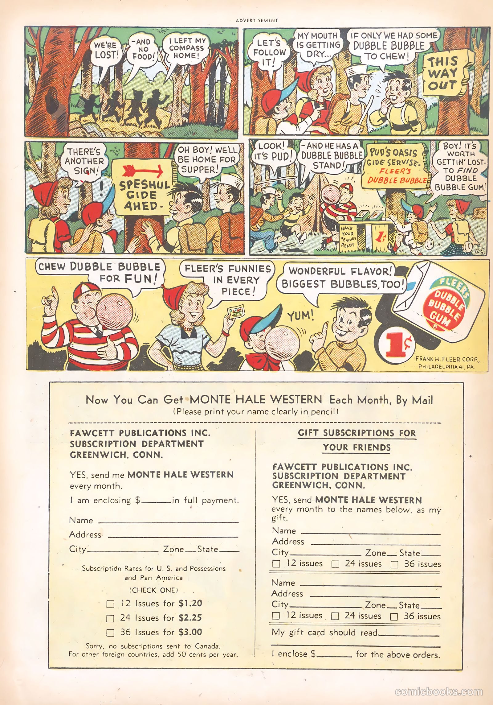 Monte Hale Western #63 — page 34 of 36