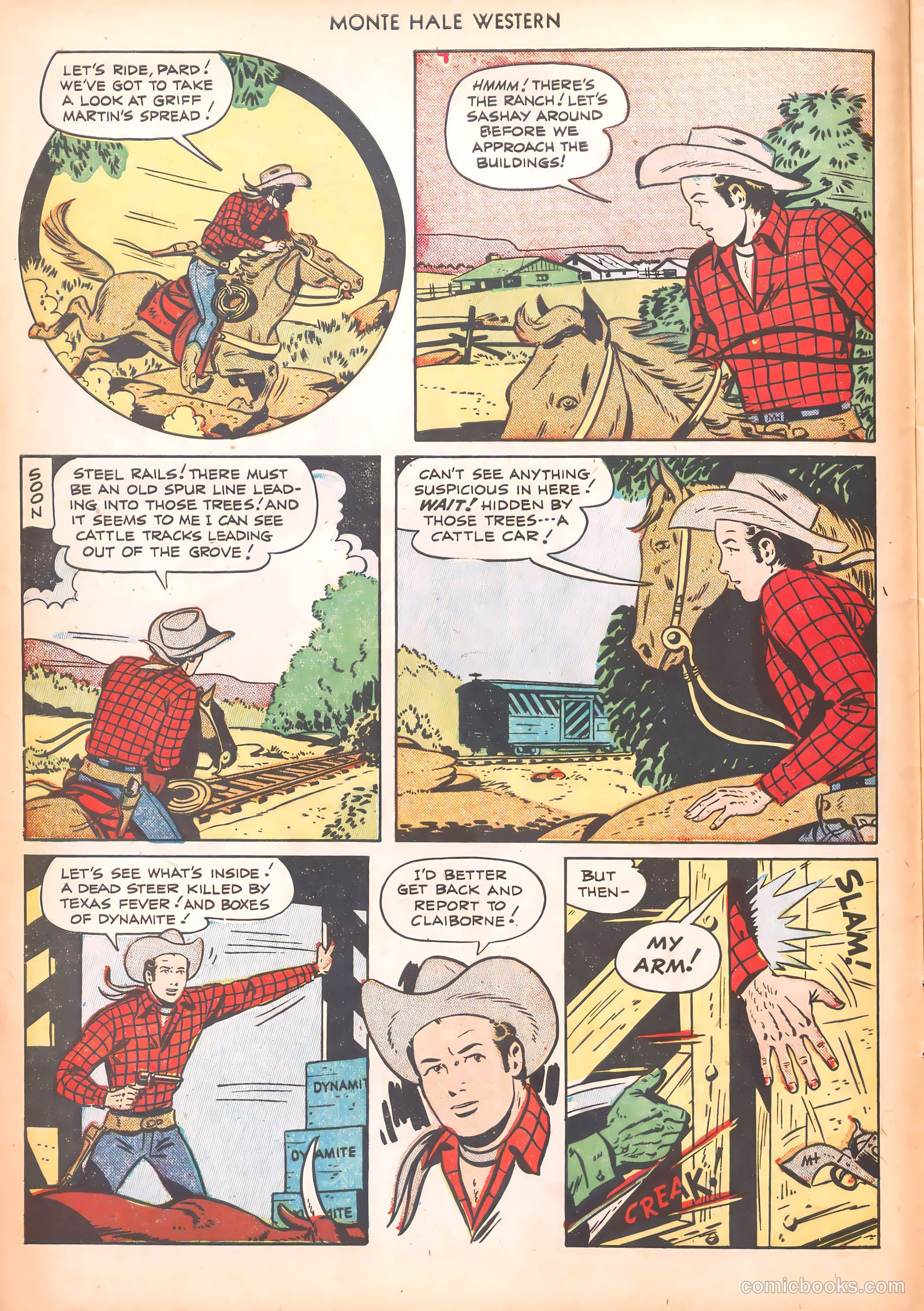 Monte Hale Western #64 — page 8 of 36
