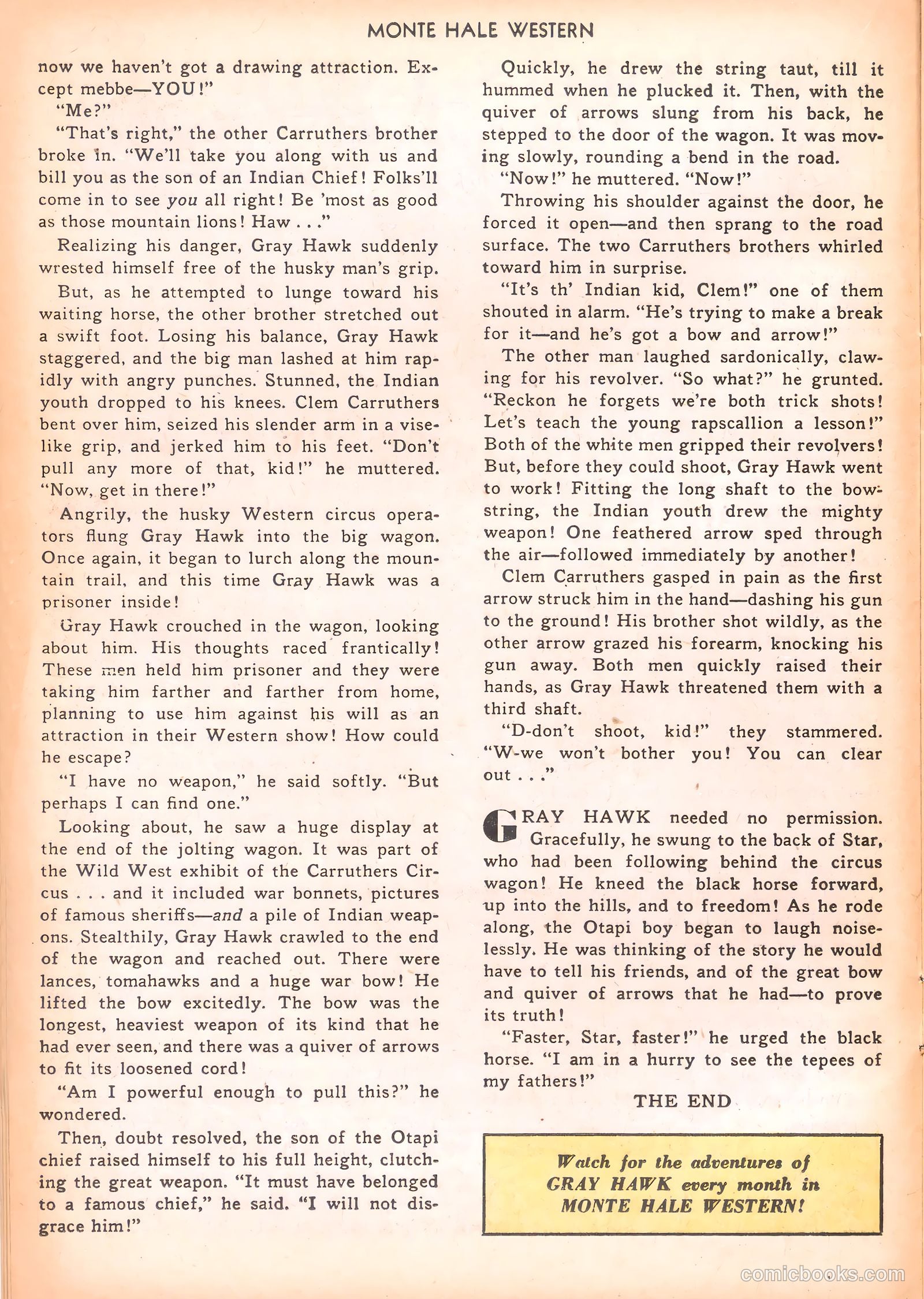 Monte Hale Western #64 — page 16 of 36