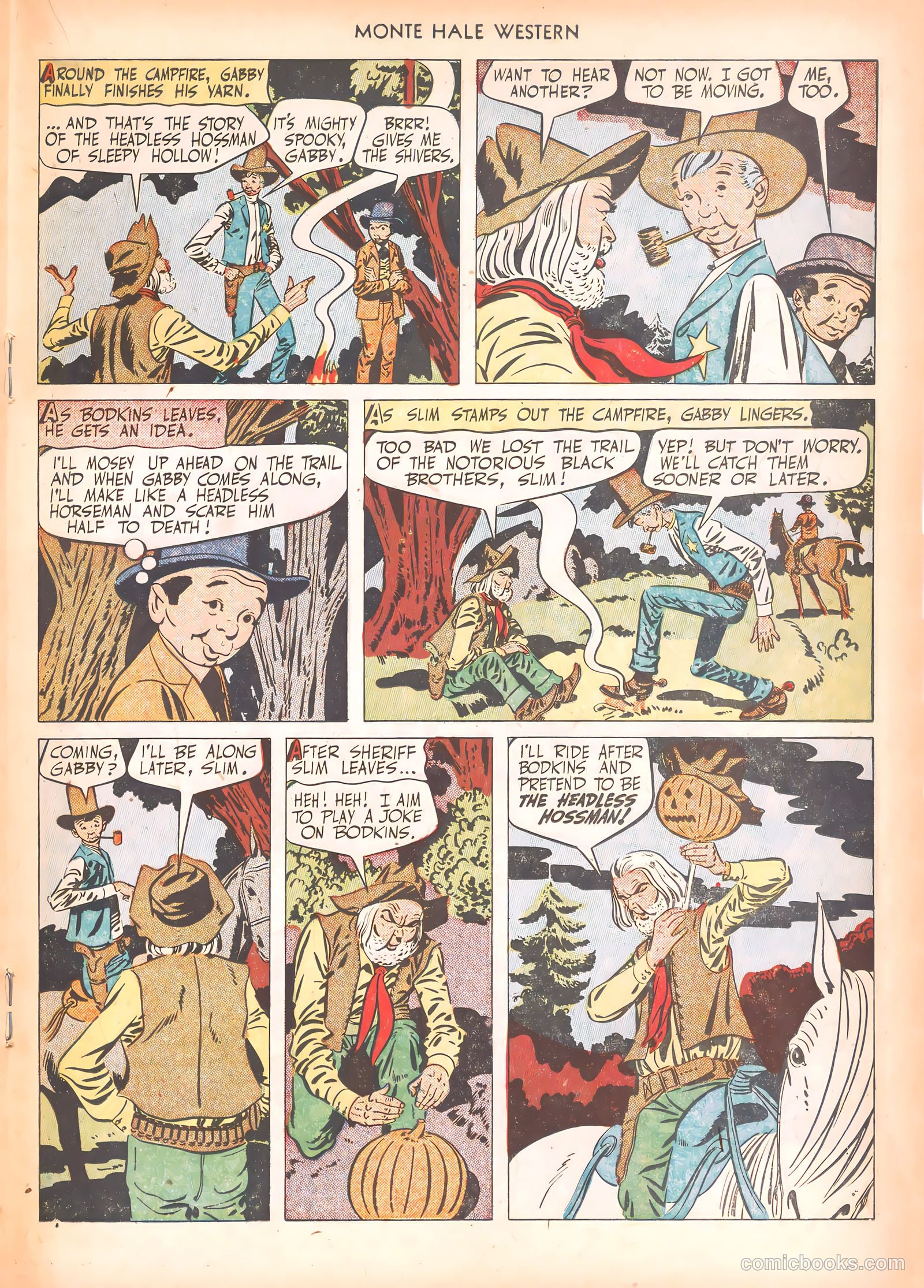 Monte Hale Western #64 — page 19 of 36