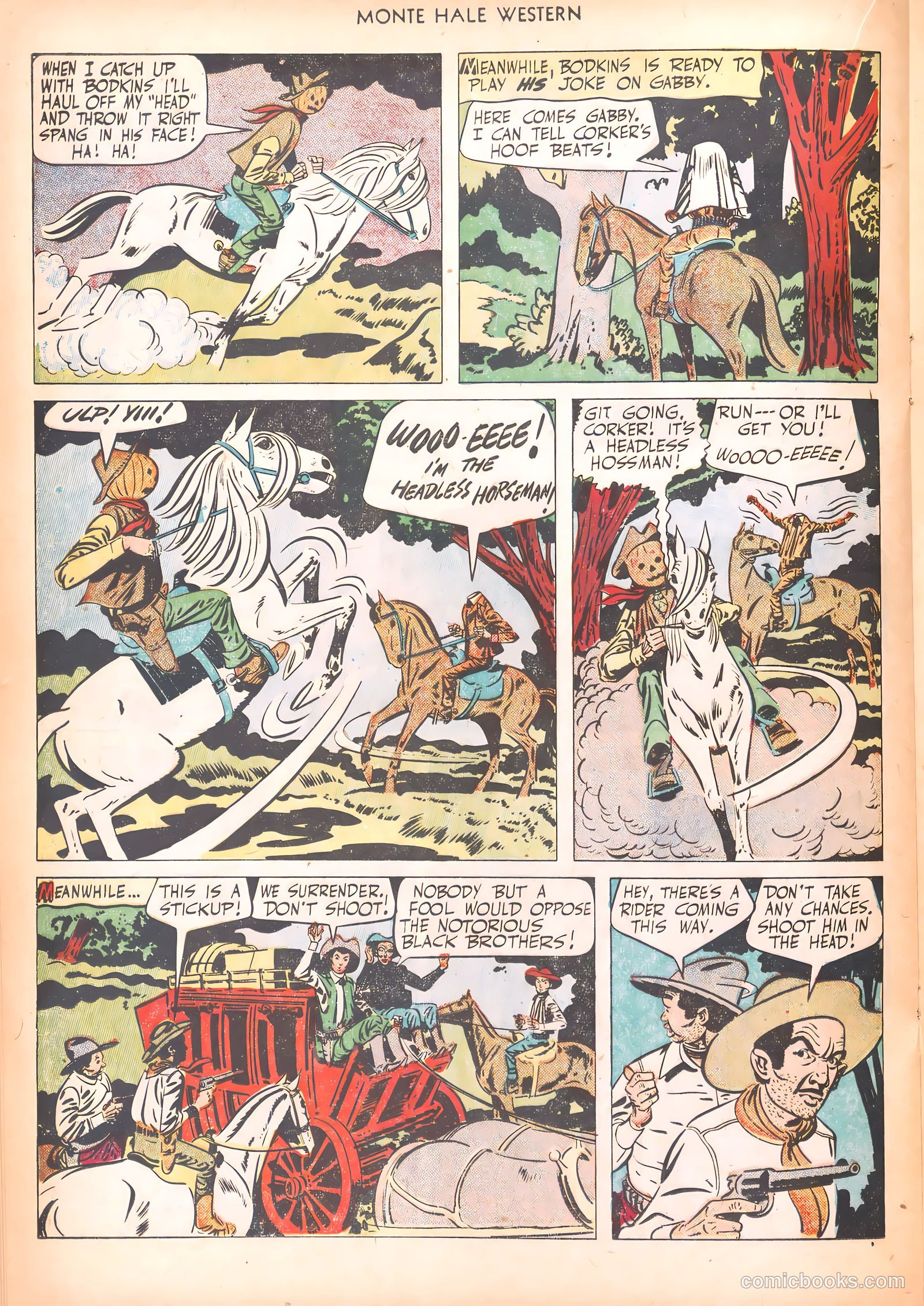 Monte Hale Western #64 — page 20 of 36