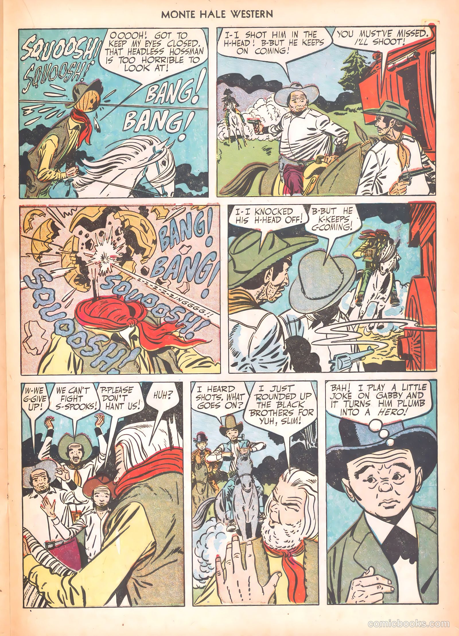 Monte Hale Western #64 — page 21 of 36