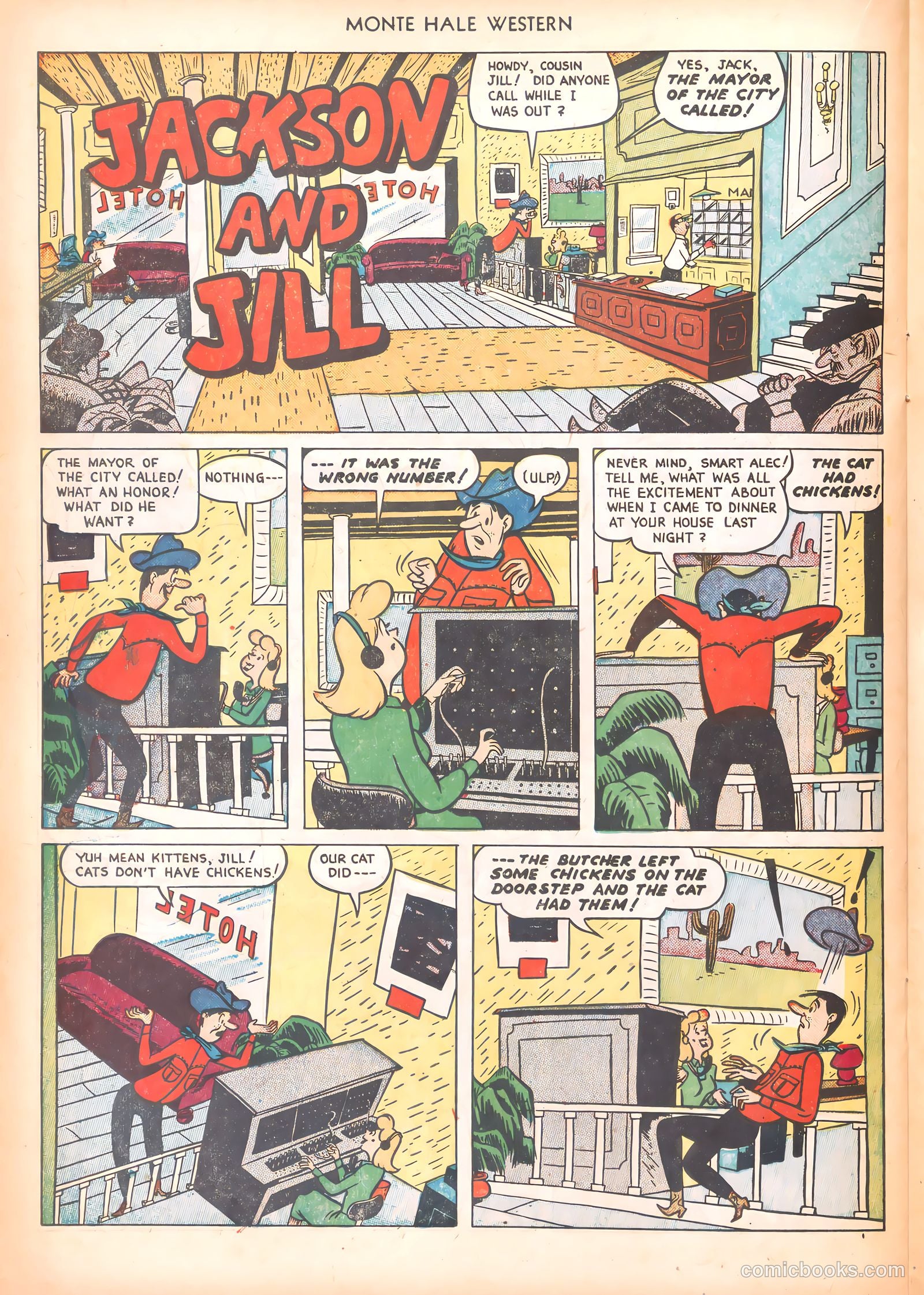 Monte Hale Western #64 — page 22 of 36