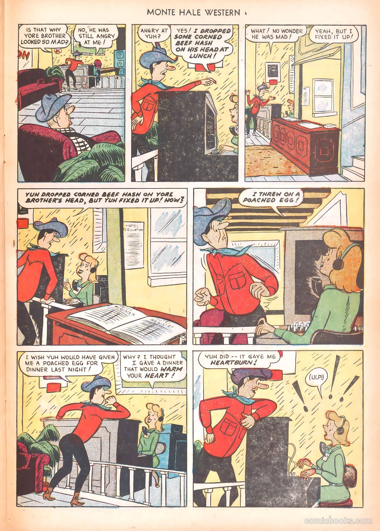 Monte Hale Western #64 — page 23 of 36