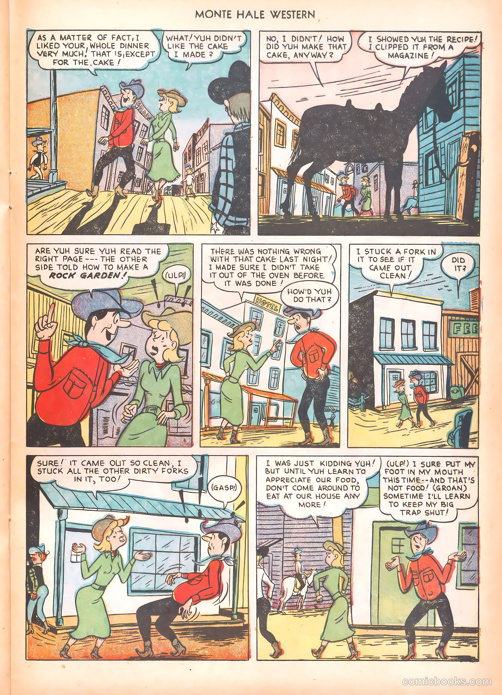 Monte Hale Western #64 — page 25 of 36
