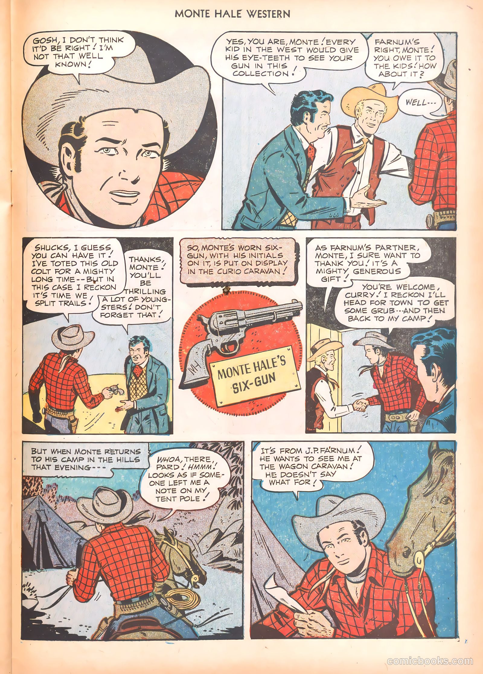 Monte Hale Western #64 — page 27 of 36