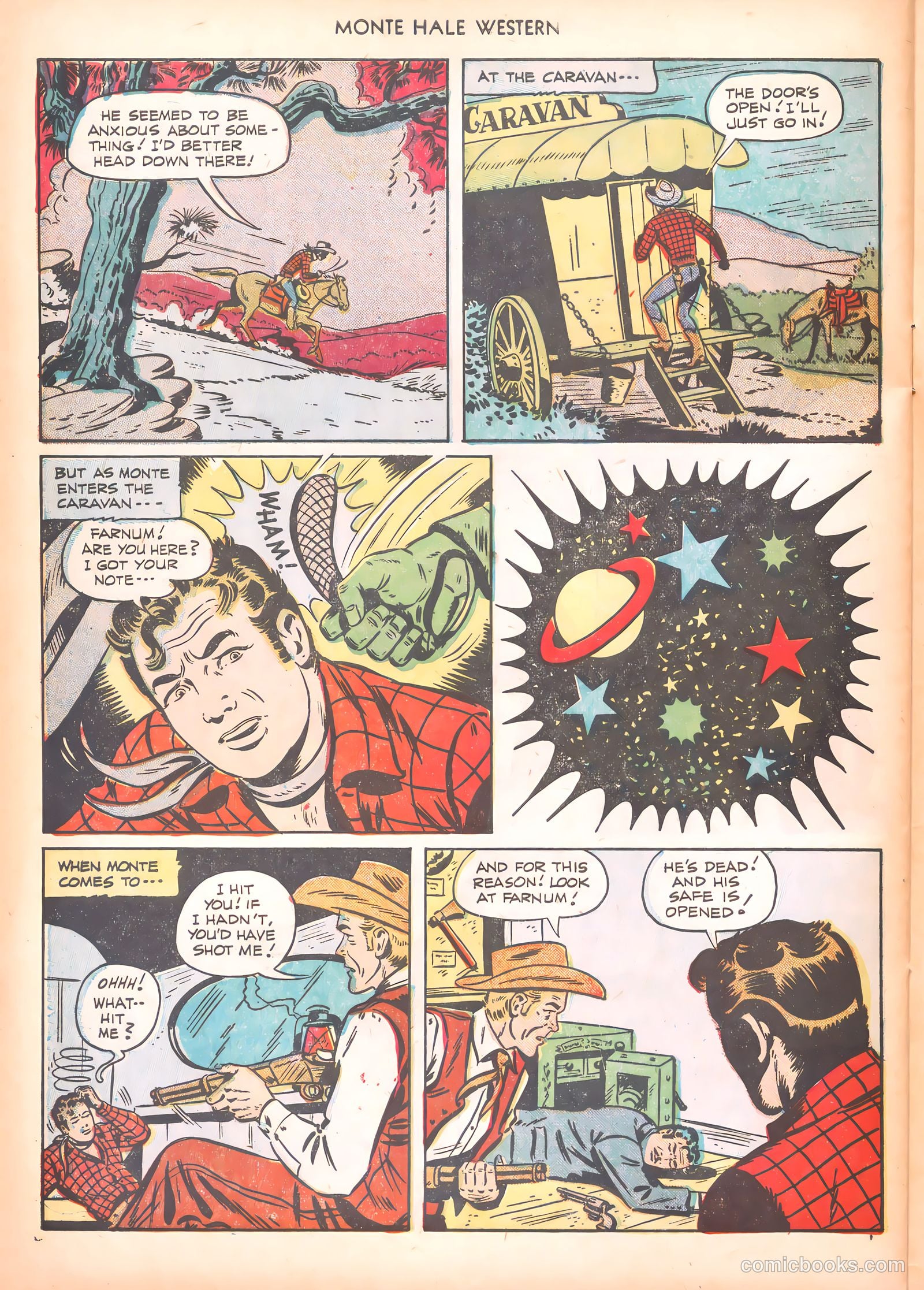 Monte Hale Western #64 — page 28 of 36