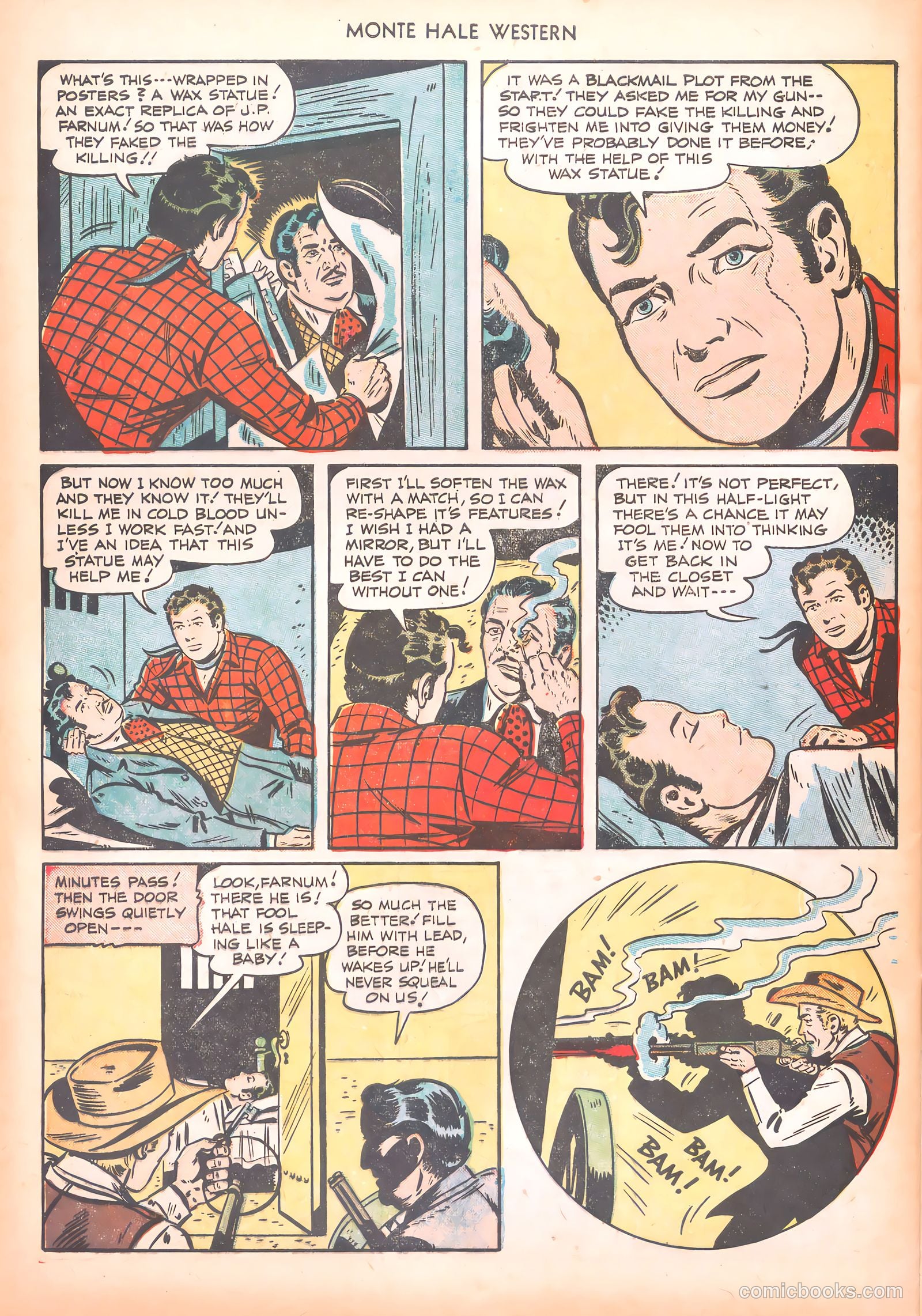 Monte Hale Western #64 — page 32 of 36