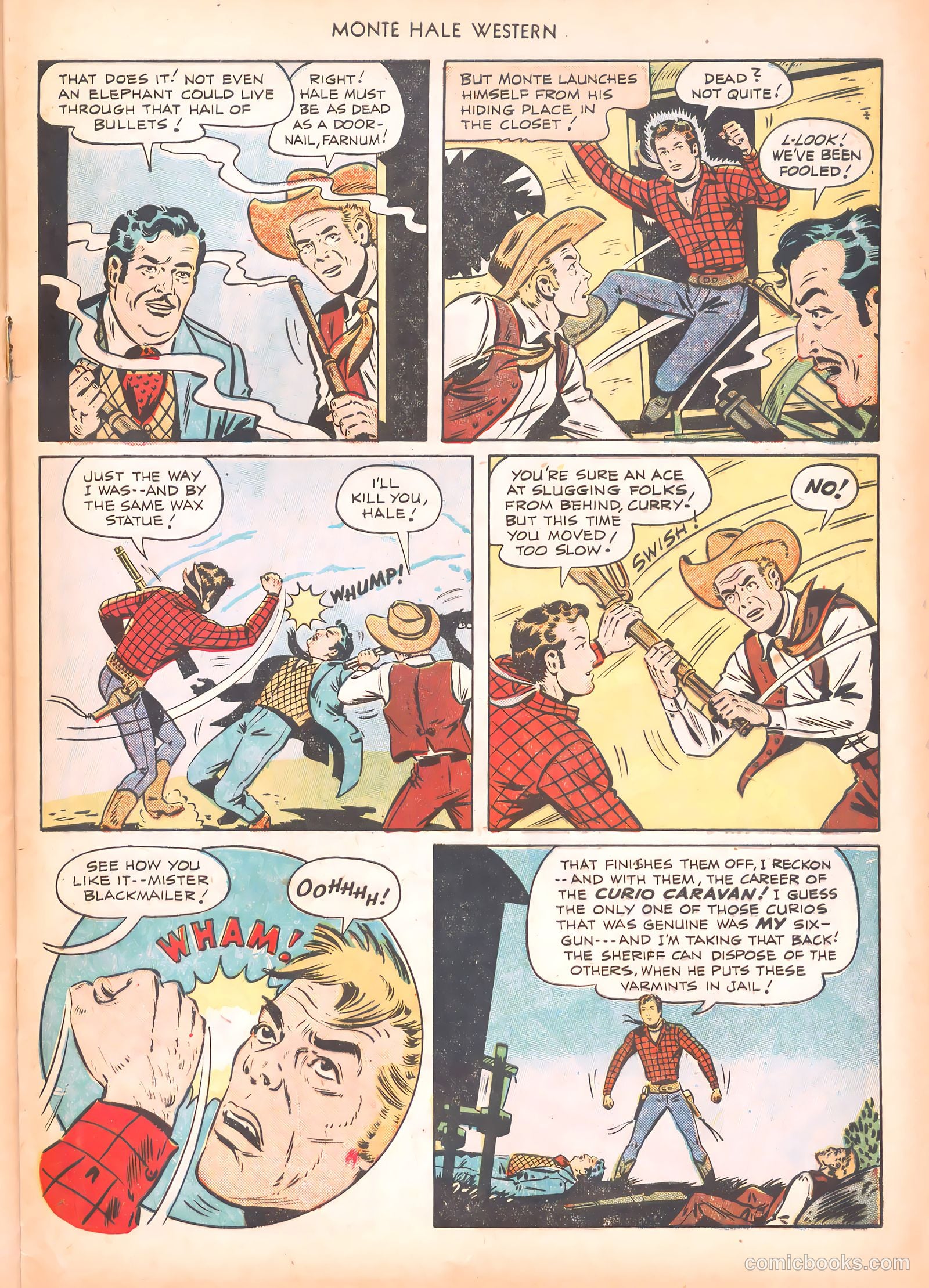 Monte Hale Western #64 — page 33 of 36