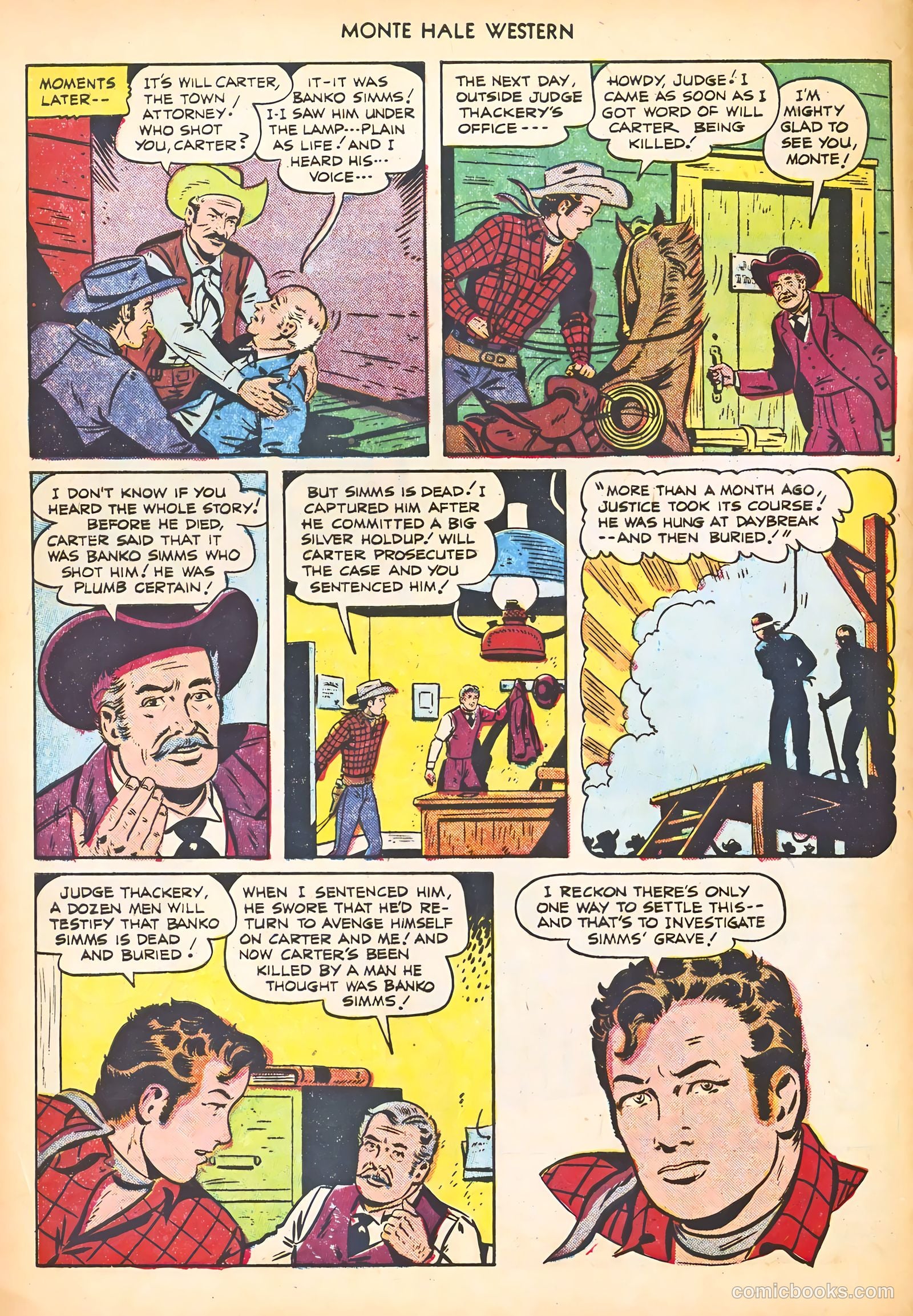 Monte Hale Western #65 — page 4 of 36