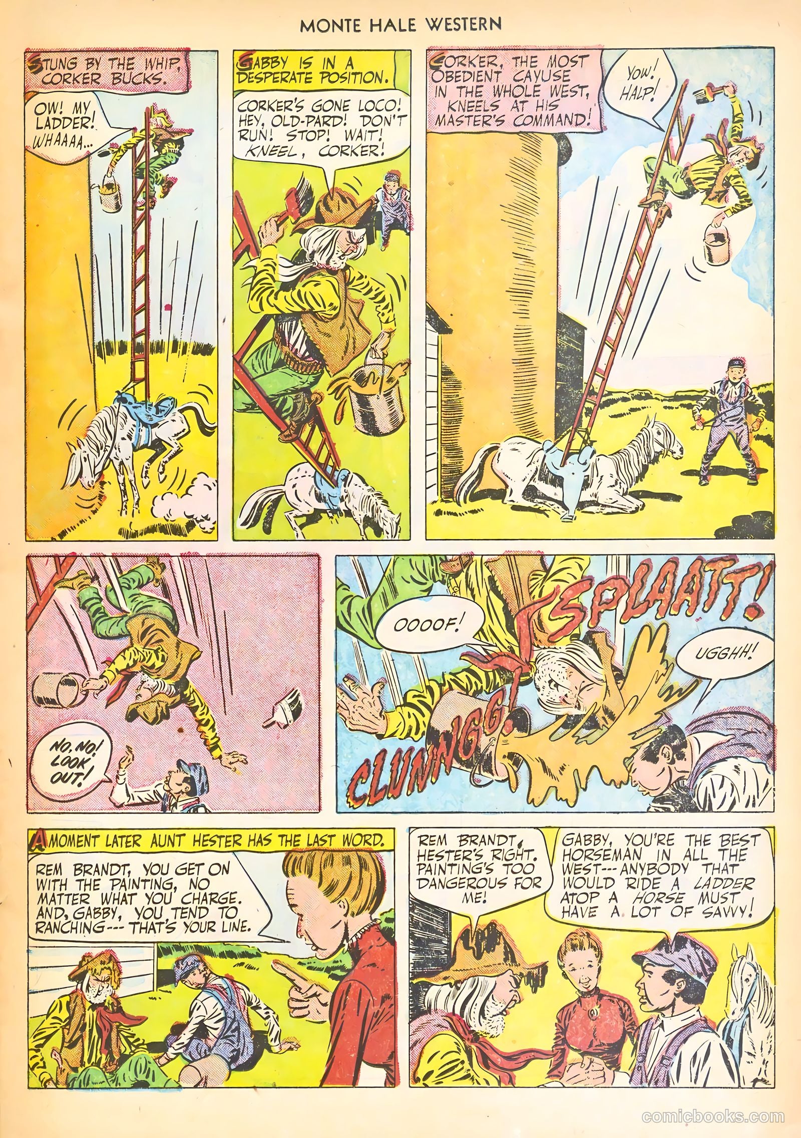 Monte Hale Western #65 — page 15 of 36